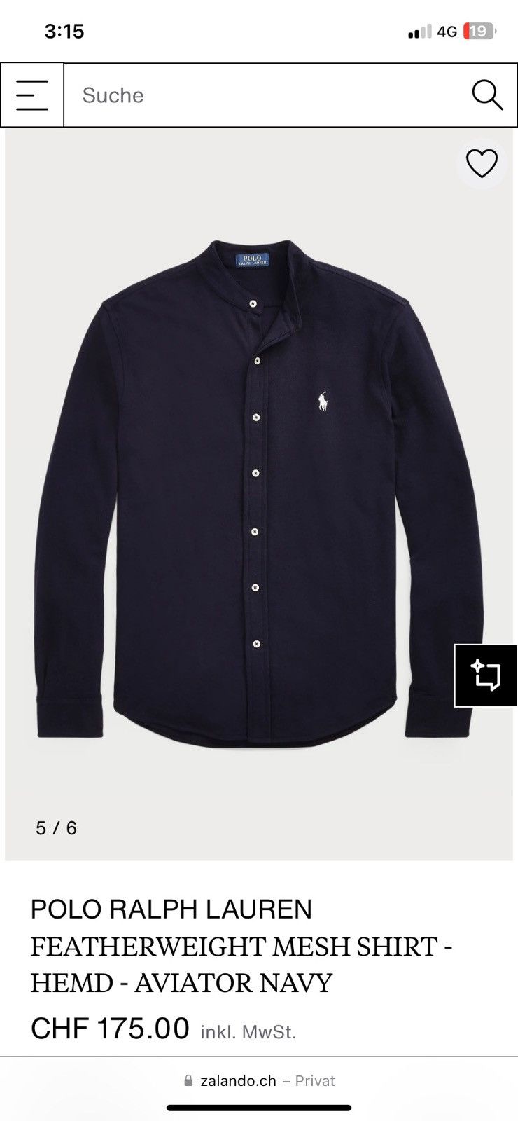 Polo Ralph Lauren Polo Ralph Lauren Featherweight Mesh Shirt – Mandarin Collar Size US L / EU 52-54 / 3 - 8 Thumbnail