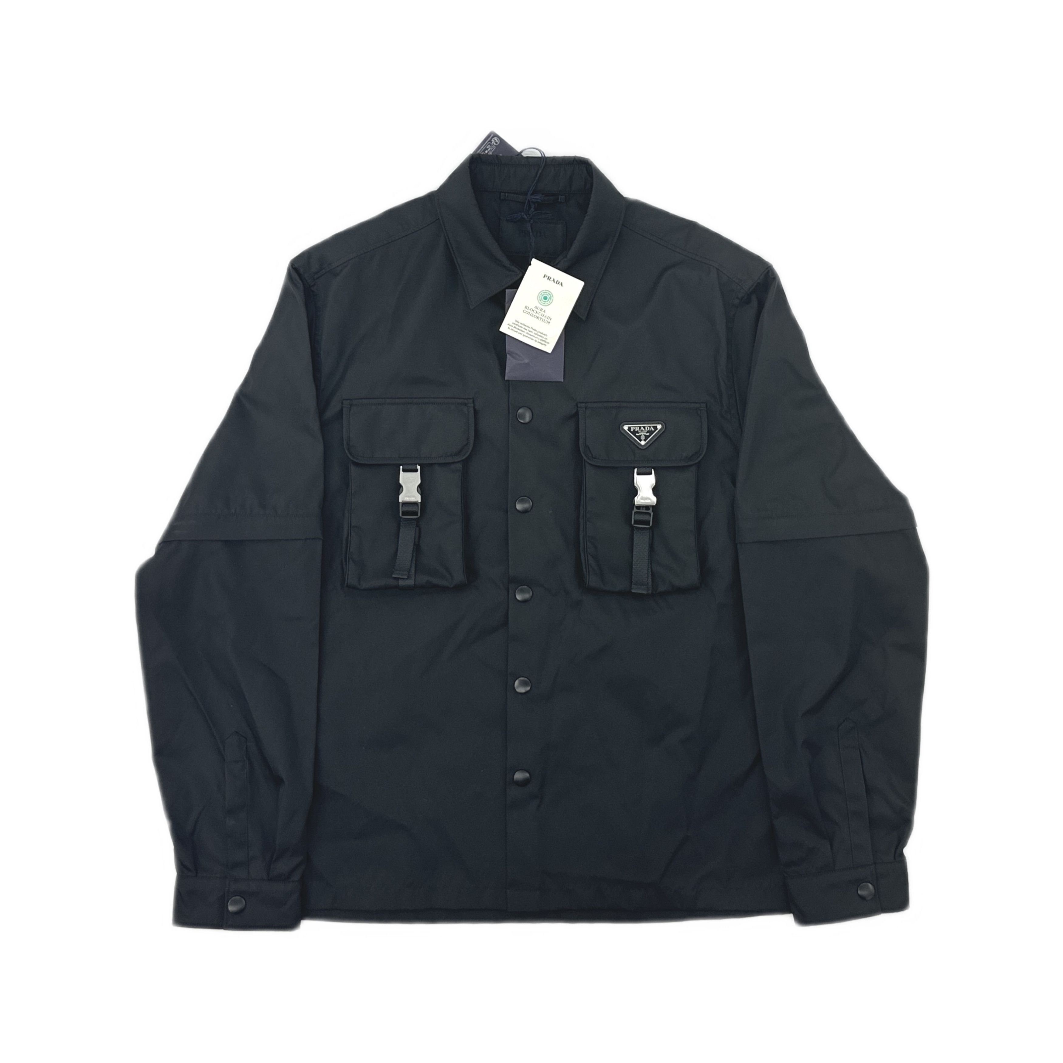 Prada Prada Re-Nylon Pocket Button Up Shirt Size L Size US L / EU 52-54 / 3 - 1 Thumbnail