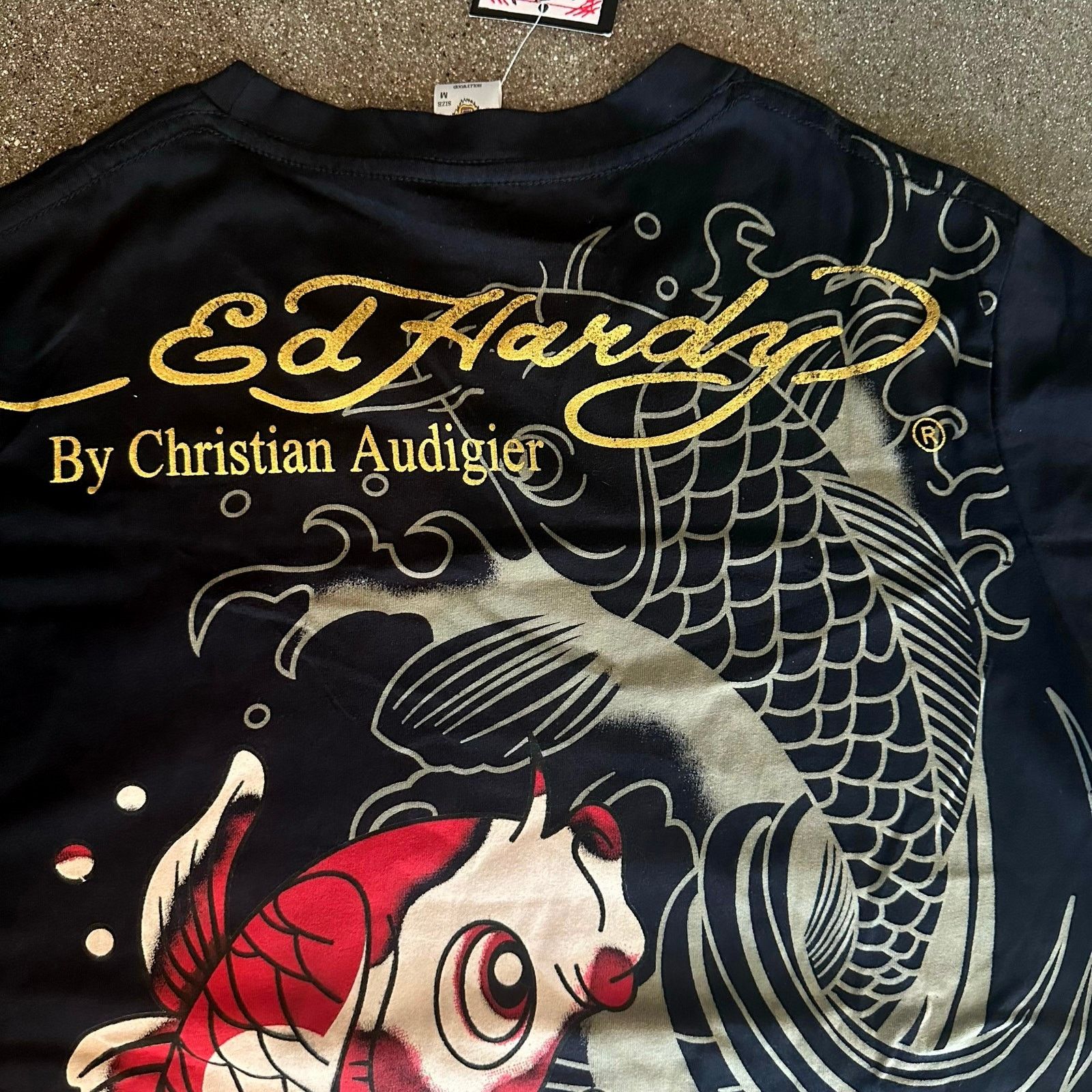 Ed Hardy ed hardy by christian audigier koi fish graphic tee shirt Size US M / EU 48-50 / 2 - 7 Thumbnail