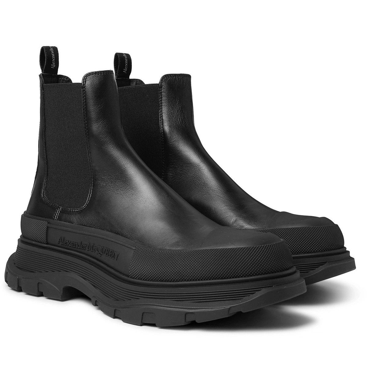 Alexander McQueen o1y1024 Ankle Boots in Black Size US 8 / EU 41 - 3 Thumbnail