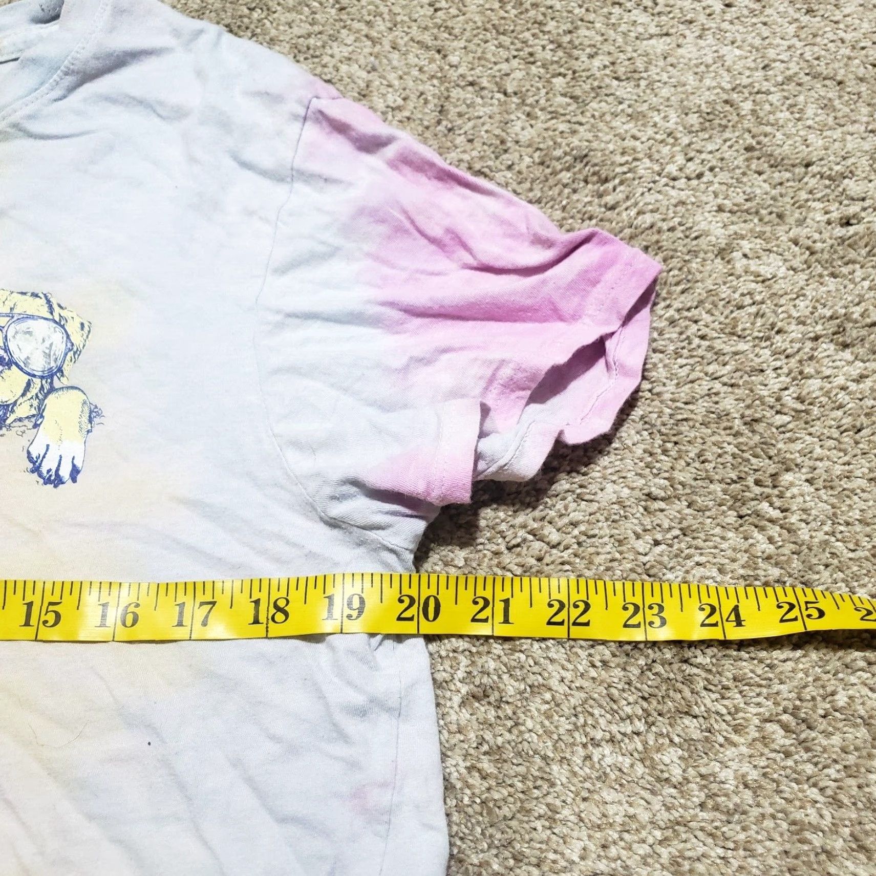 Vintage Happiness Comes in Waves Pink Tie Dye Short Sleeve T-Shirt Women's Size M Medium Size M / US 6-8 / IT 42-44 - 5 Thumbnail