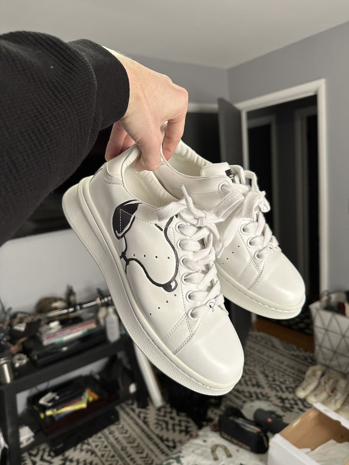 Marc Jacobs × Peanuts Leather Tennis Shoe Sneakers Size US 7 / EU 40 - 11 Thumbnail