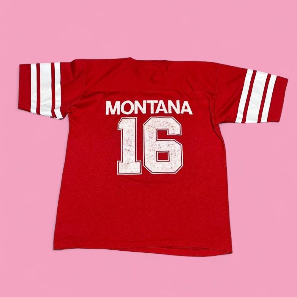 Salem Sportswear Vintage 80s Salem Sportswear San Francisco 49ers Jersey T S Size US M / EU 48-50 / 2 - 6 Thumbnail