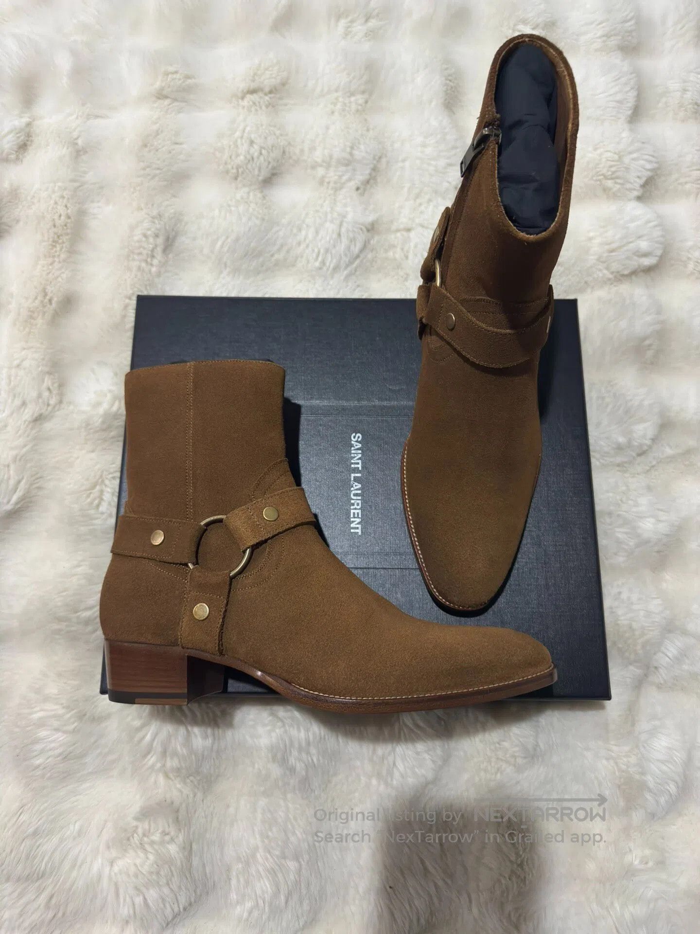 Saint Laurent Paris Saint Laurent Paris Suede Chelsea boots| Size US 8.5 / EU 41-42 - 1 Thumbnail