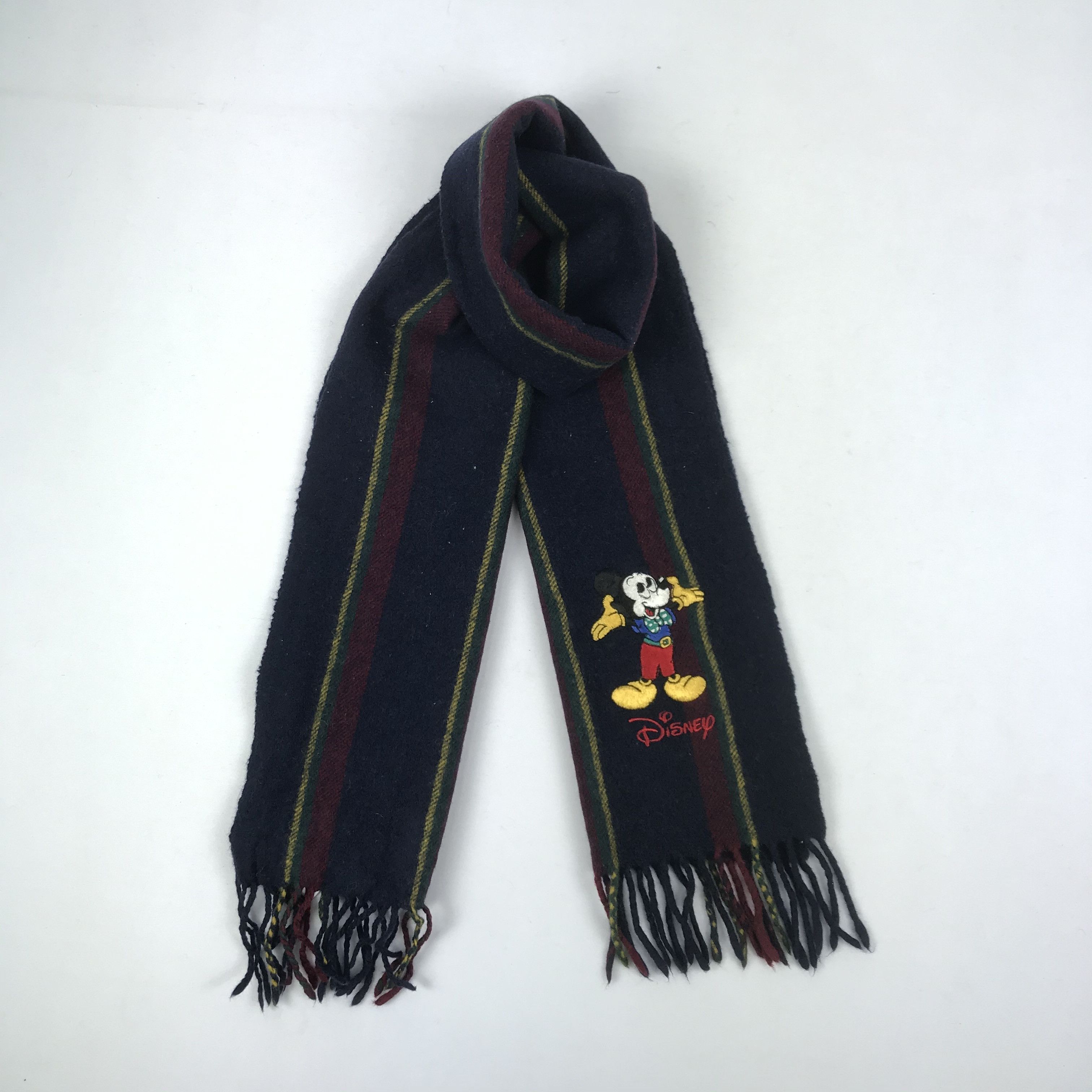 Disney Vintage Walt Disney Scarf Muffler Wool Cashmere Scarves Size ONE SIZE - 1 Thumbnail