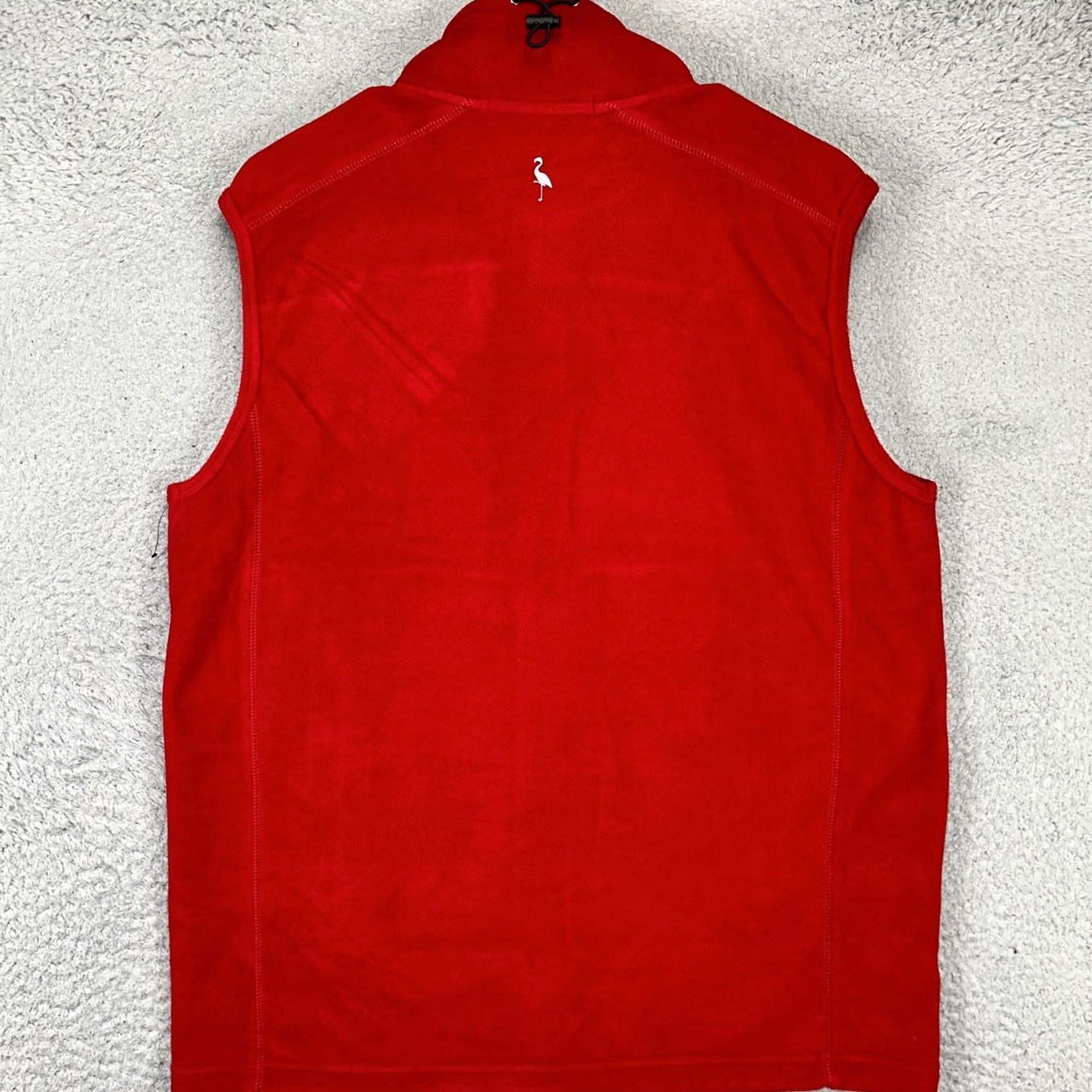 Tailorbyrd TAILORBYRD Vest Mens Fleece Full Zip Red Medium Pockets Logo Outdoor Vintage 2000s? Size US M / EU 48-50 / 2 - 2 Thumbnail