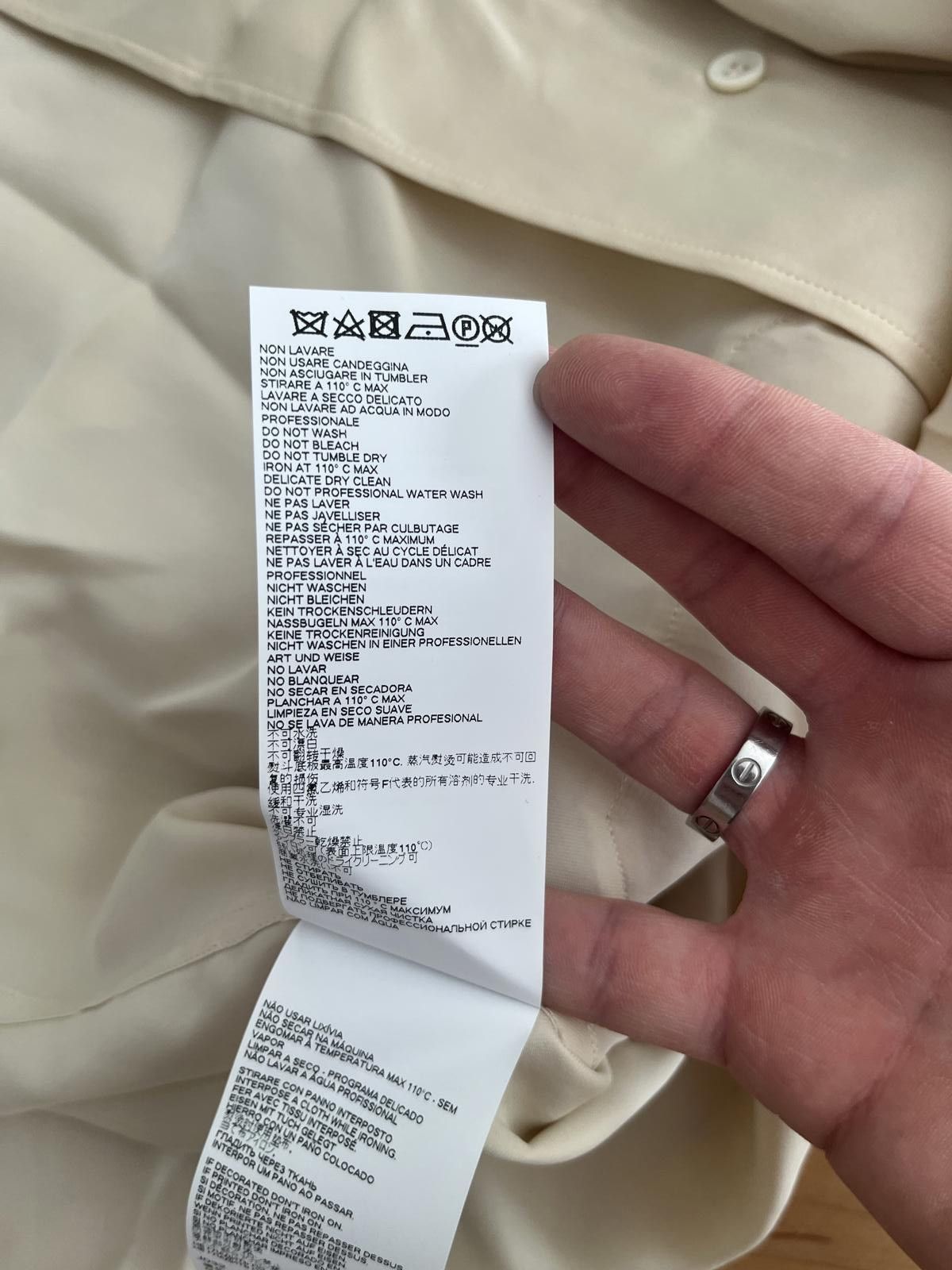 Maison Margiela NWT - Maison Margiela 4 stitch Satin Shirt Size S / US 4 / IT 40 - 7 Thumbnail