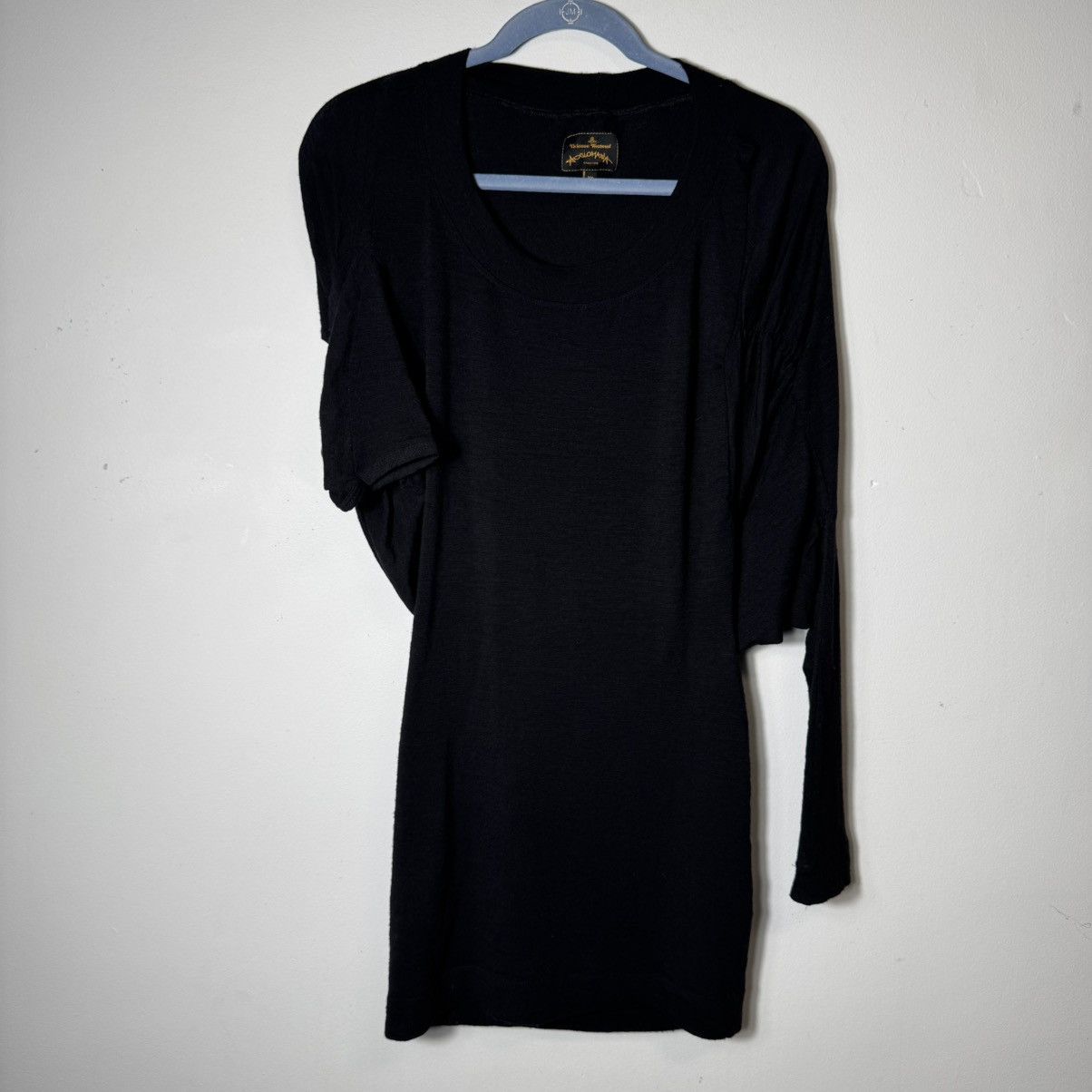 Vivienne Westwood Vivienne Westwood Anglomania Asymmetrical Black Jersey Dress Size XS / US 0-2 / IT 36-38 - 2 Thumbnail