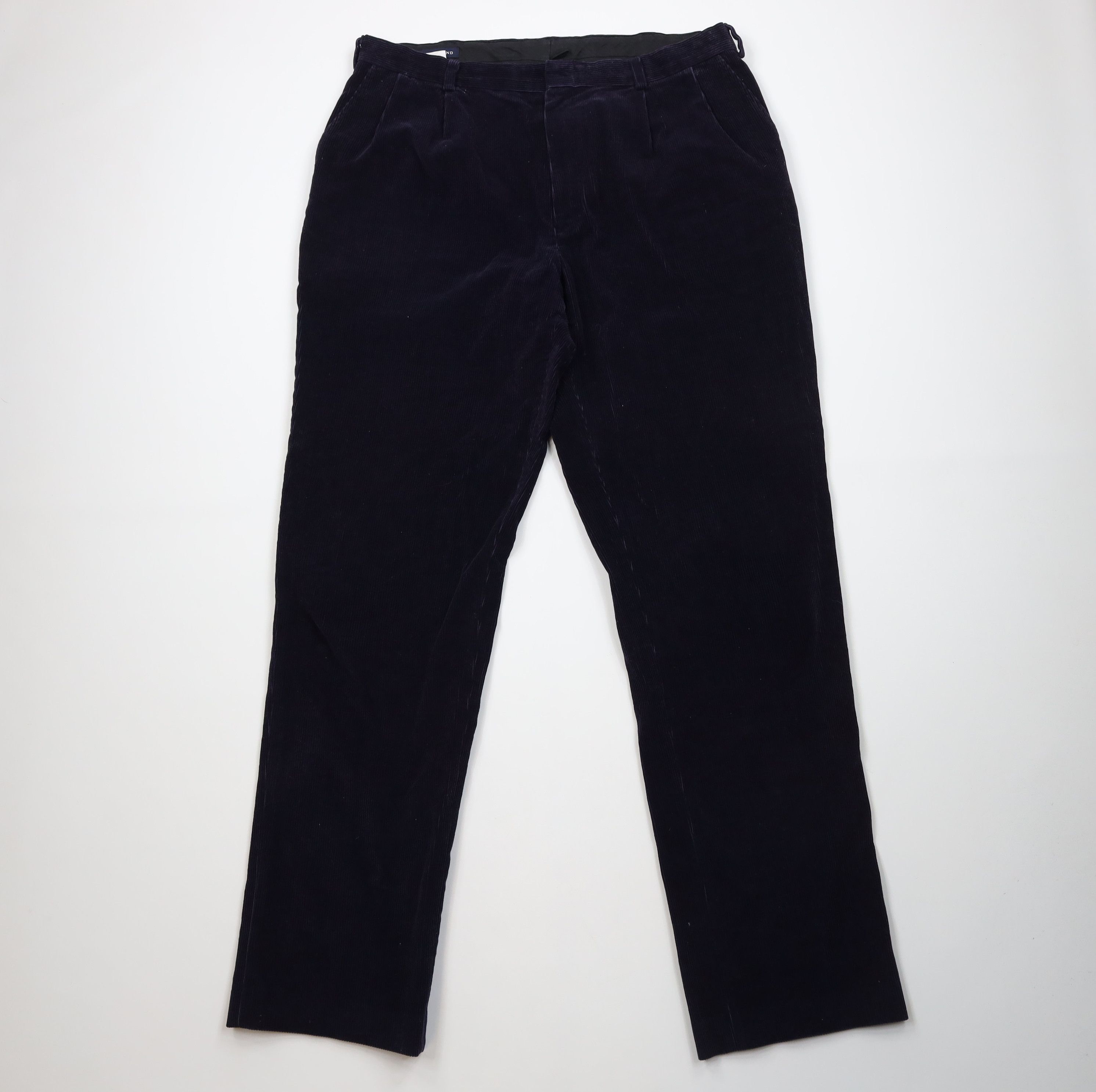Lands' End Vintage 90s Lands End Heavy Wide Leg Corduroy Chino Pants Size US 38 / EU 54 - 1 Thumbnail