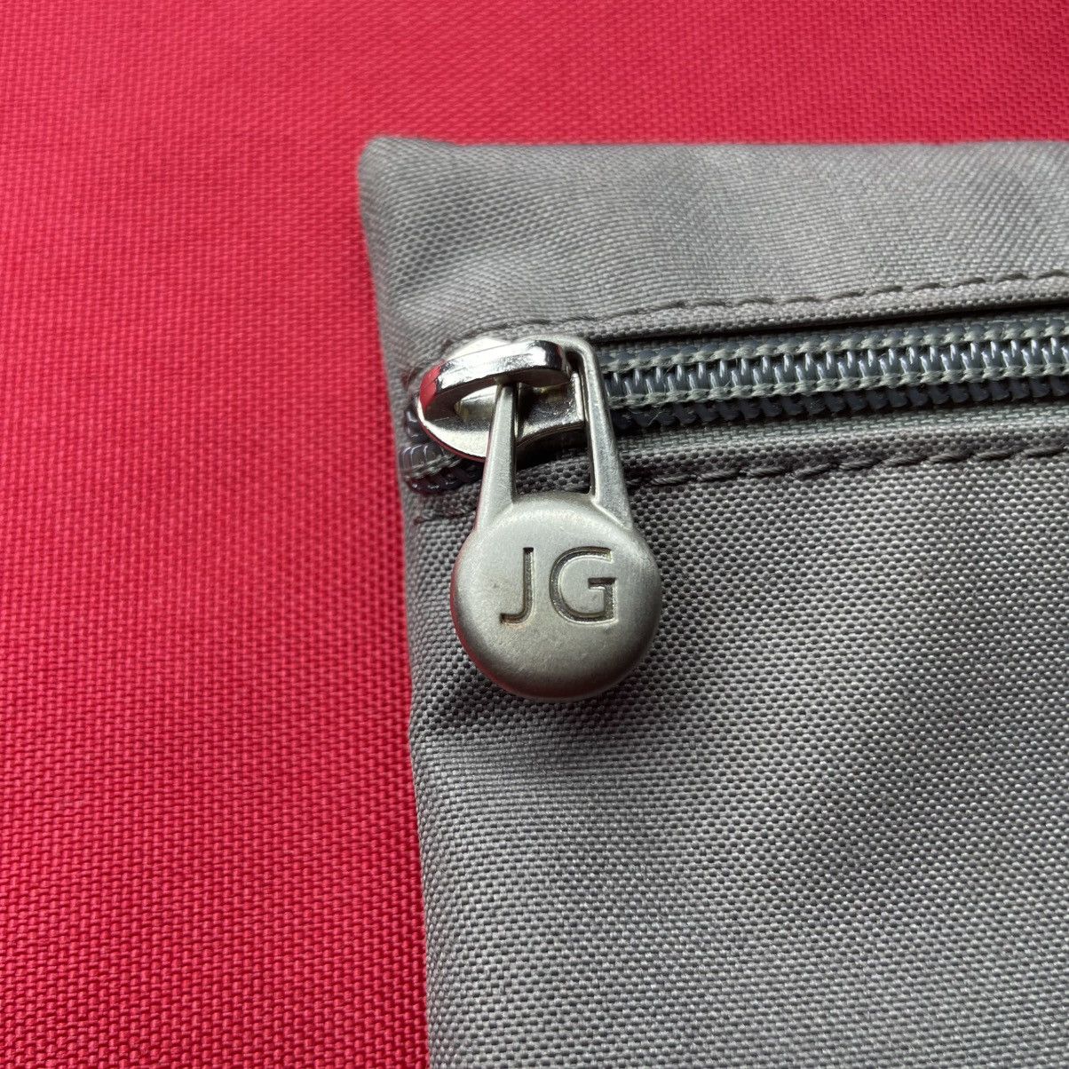 Other VTG Jack Gomme Paris Pouch Bag Grey & Cream ZipCase Size ONE SIZE - 4 Thumbnail