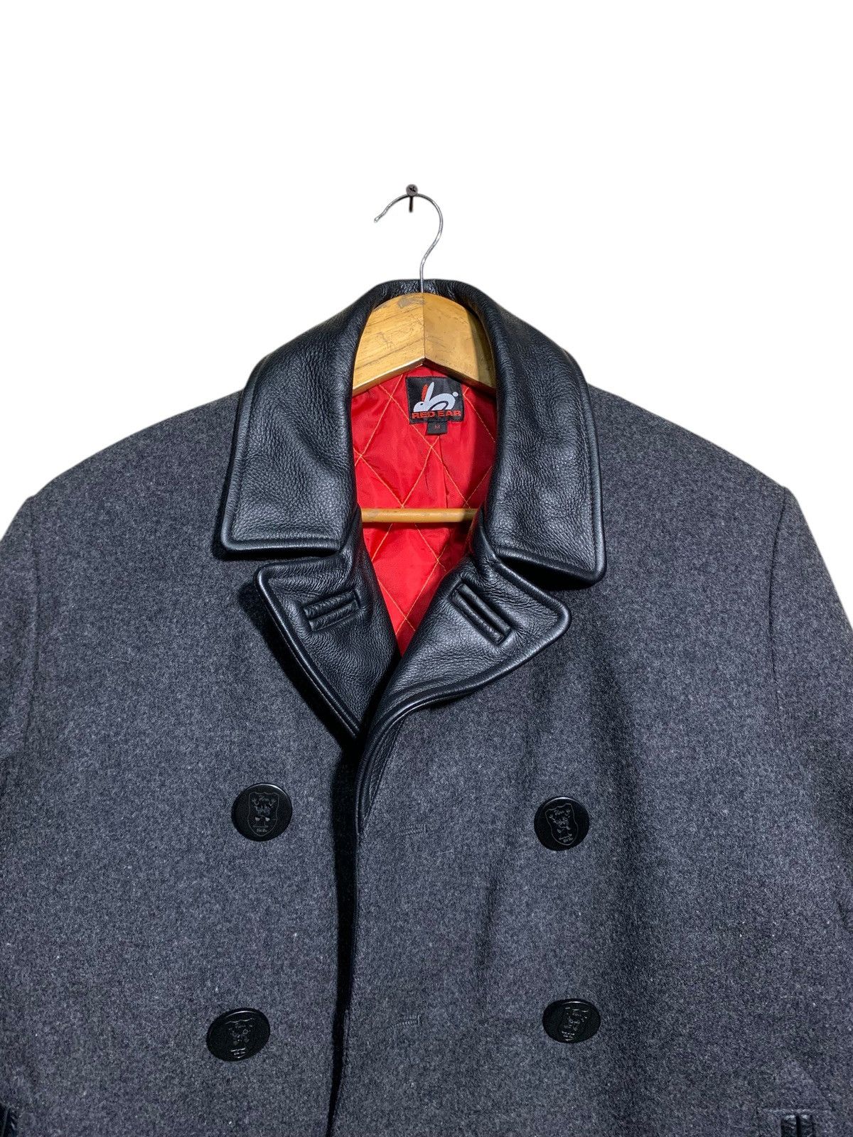 Paul Smith 🔥PAUL SMITH RED EAR LEATHER PARTS WOOL JACKETS Size US M / EU 48-50 / 2 - 5 Thumbnail
