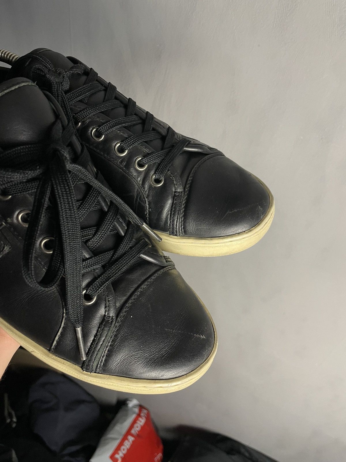 Dolce & Gabbana Dolce & Gabbana Main Line Leather Low Top Sneakers Size US 9.5 / EU 42-43 - 3 Thumbnail