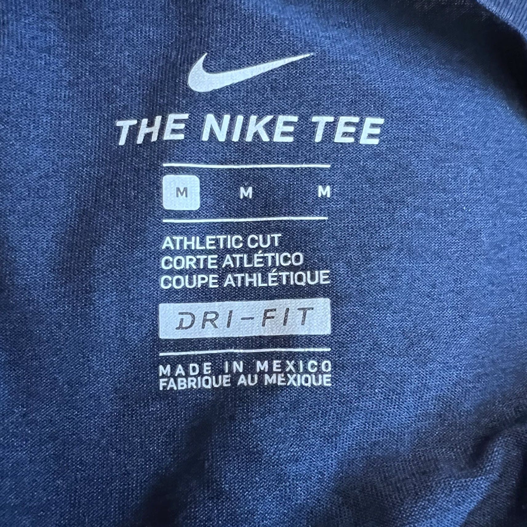 Nike Nike Dri-FIT T Shirt Nike USA Graphic Blue Men M Adult Medium Blue Graphic Print 2020s US Theme Mens Size US M / EU 48-50 / 2 - 6 Thumbnail