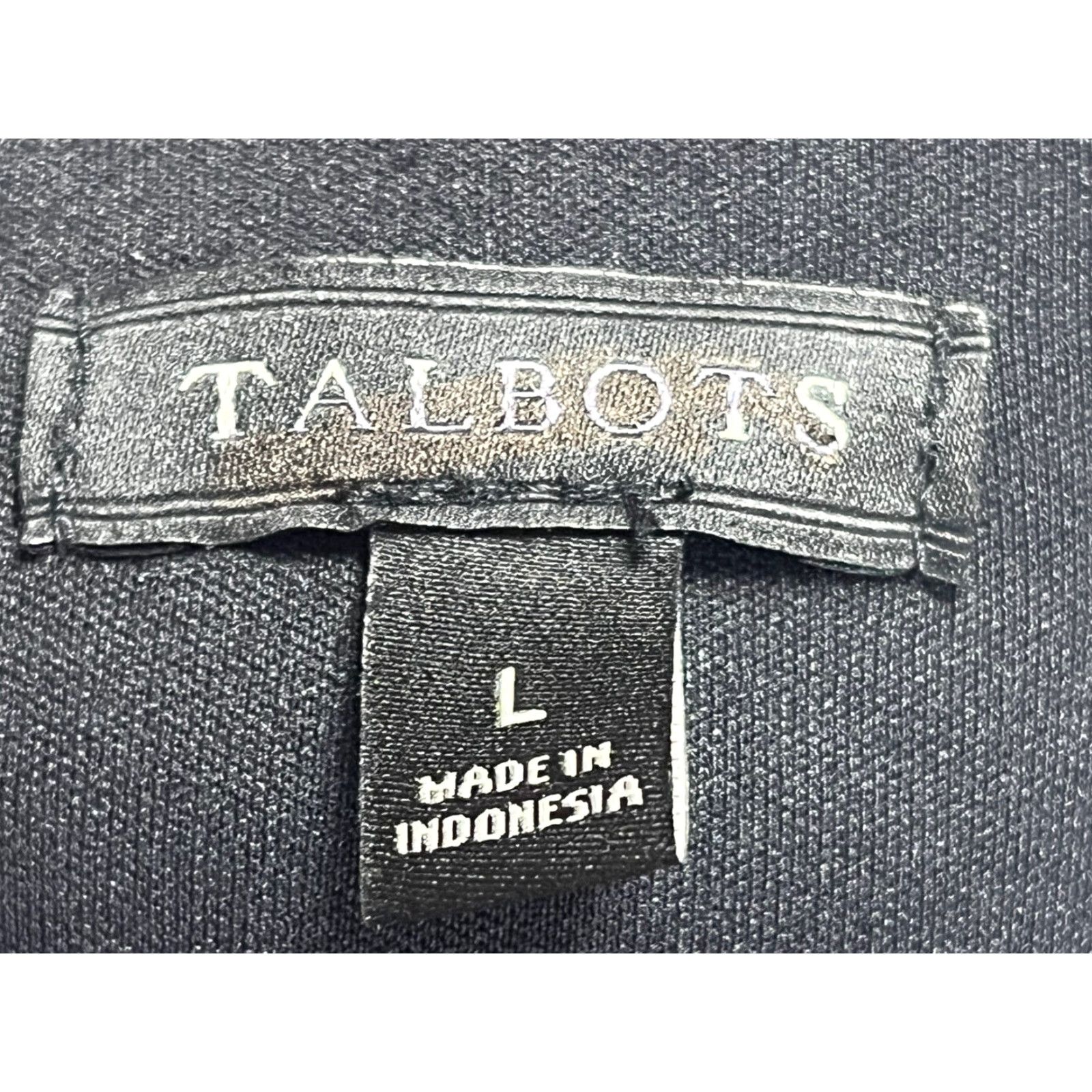 Talbots Talbots Velvet Sheath Dress, Black, Large, Knee Length, Floral, Womens Size L / US 10 / IT 46 - 7 Thumbnail
