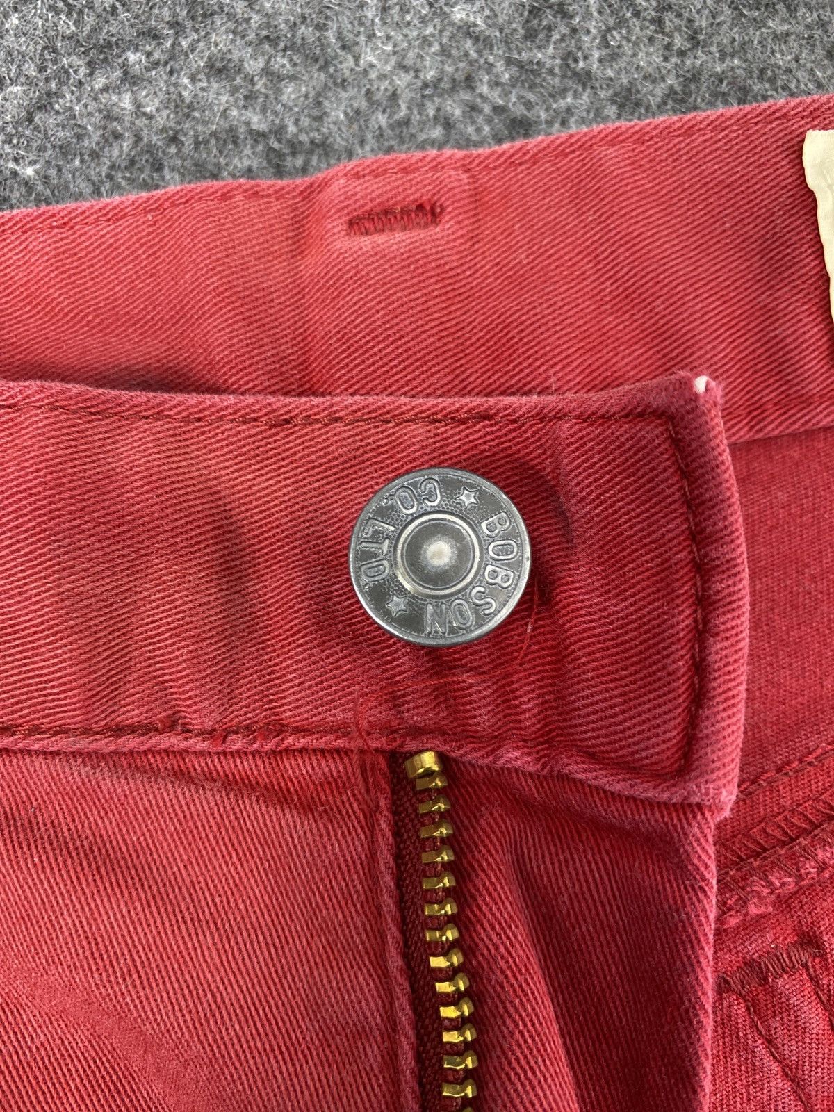 Japanese Brand × Jean Bobson Fit Red Jeans - J1043 Size 24" / US 00 / IT 34 - 8 Thumbnail