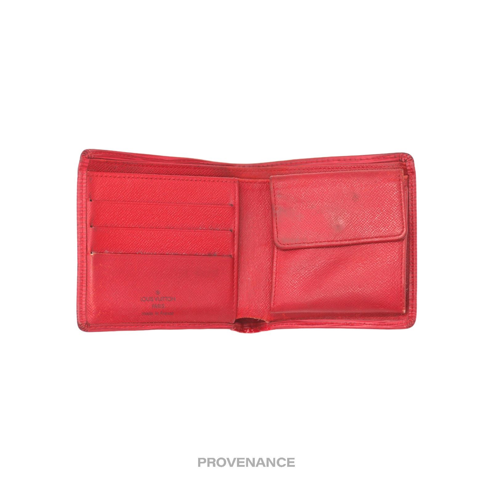 Louis Vuitton 🔴 Louis Vuitton Marco Wallet - Red Epi Leather Size ONE SIZE - 6 Thumbnail