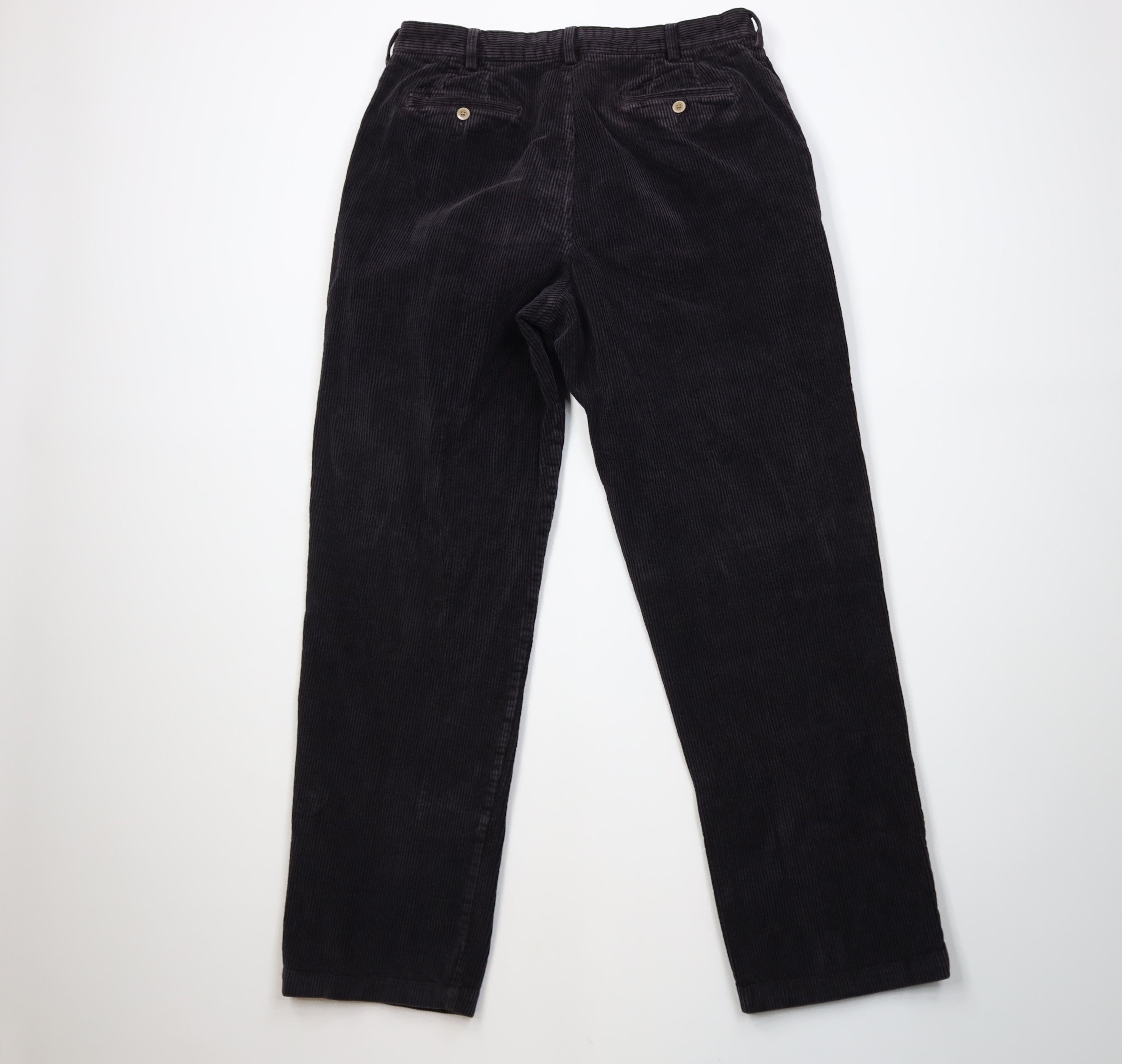 Vintage Vintage 90s Streetwear Wide Leg Corduroy Chino Pants Blue Size US 36 / EU 52 - 9 Thumbnail