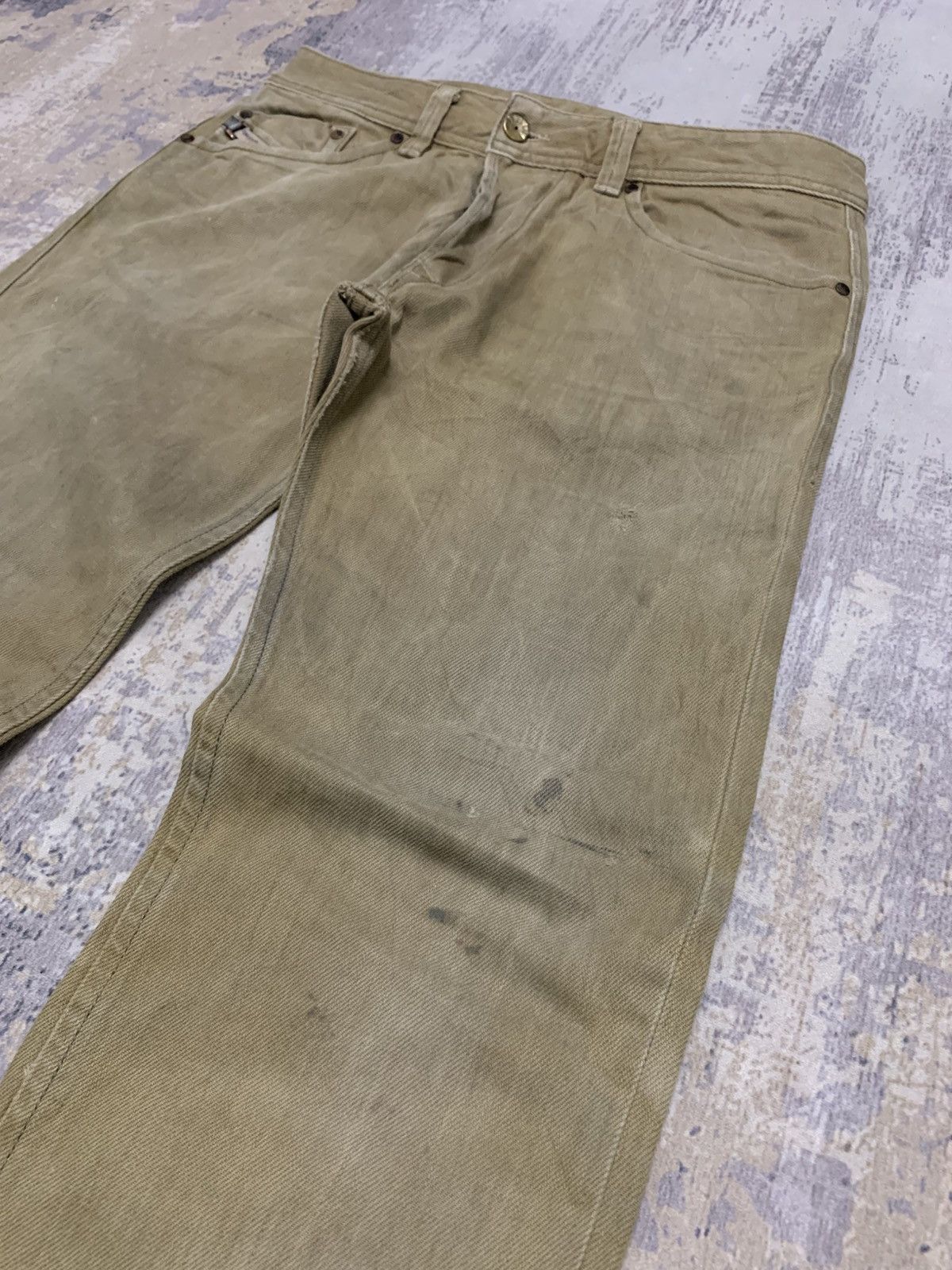 Diesel 32x30 Diesel Darron Regular Slim Tapered Faded Jeans Size US 32 / EU 48 - 4 Thumbnail