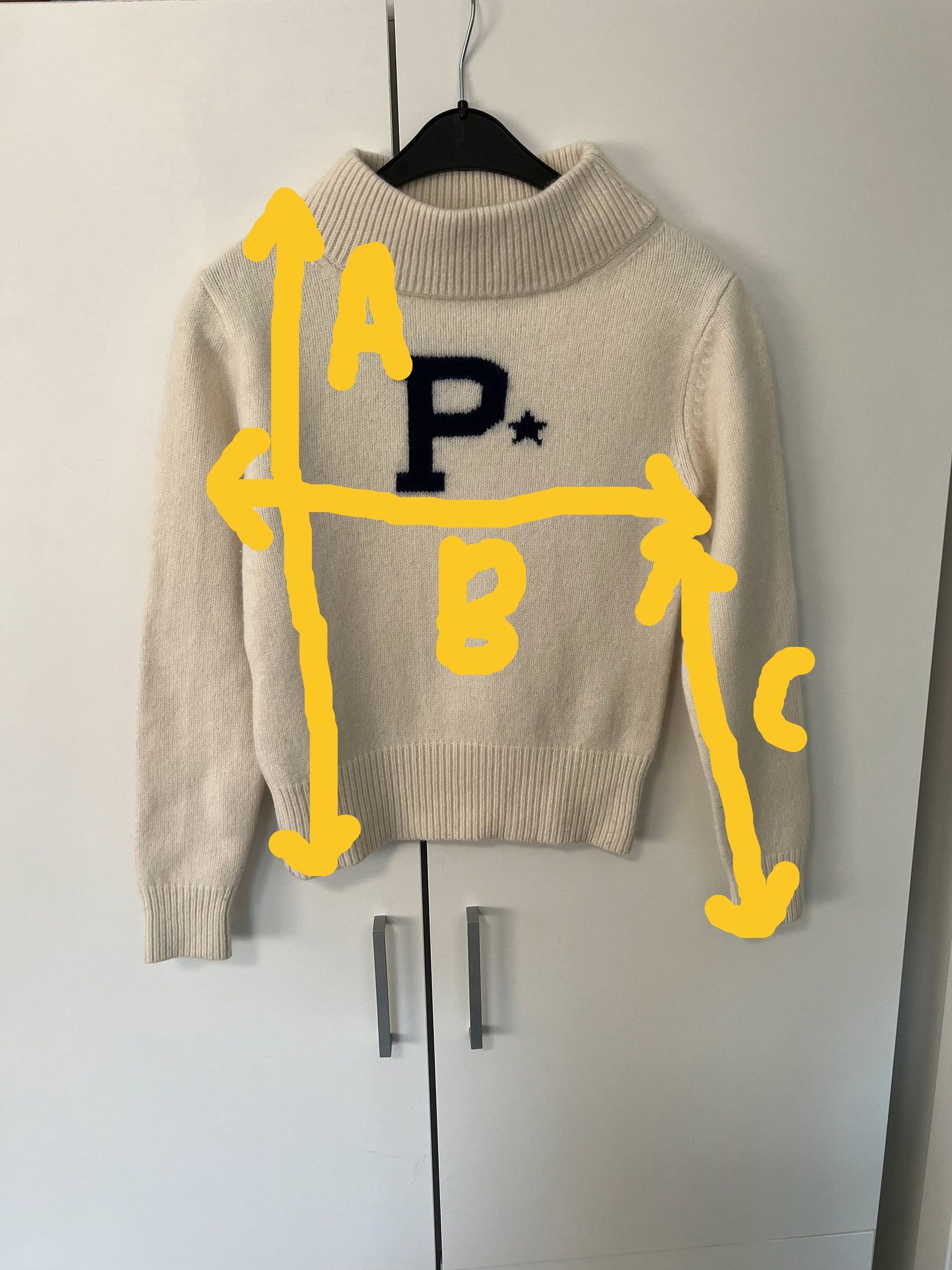 Polo Ralph Lauren Polo Ralph Lauren Cashmere Wool Blend Big P Star Sweater Size XXS / US 00 / IT 34 - 2 Thumbnail