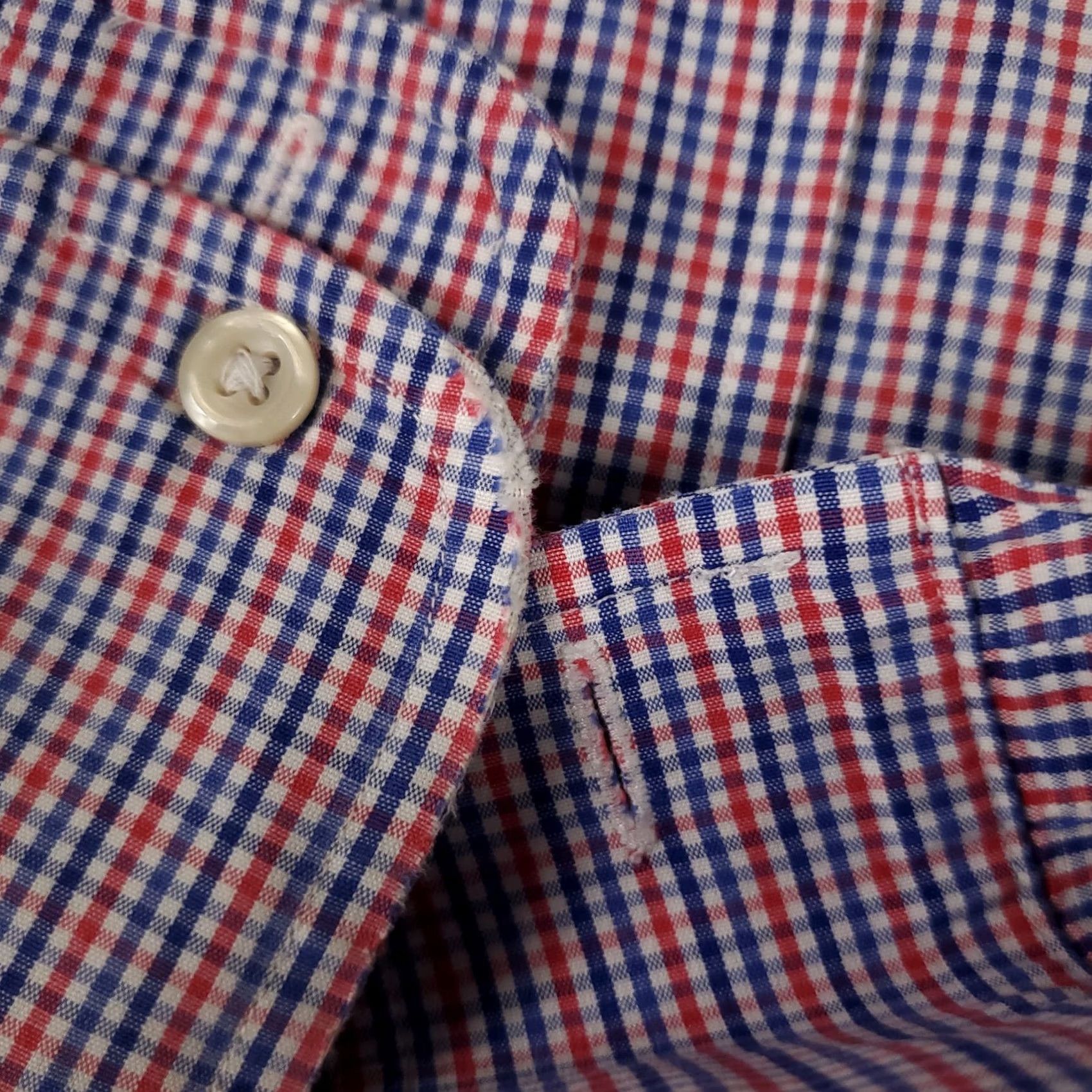 Ralph Lauren Ralph Lauren Shirt Mens XL Blue Check Button-Up Long Sleeve Casual Formal Wrist logo Pocket Size US XL / EU 56 / 4 - 4 Thumbnail
