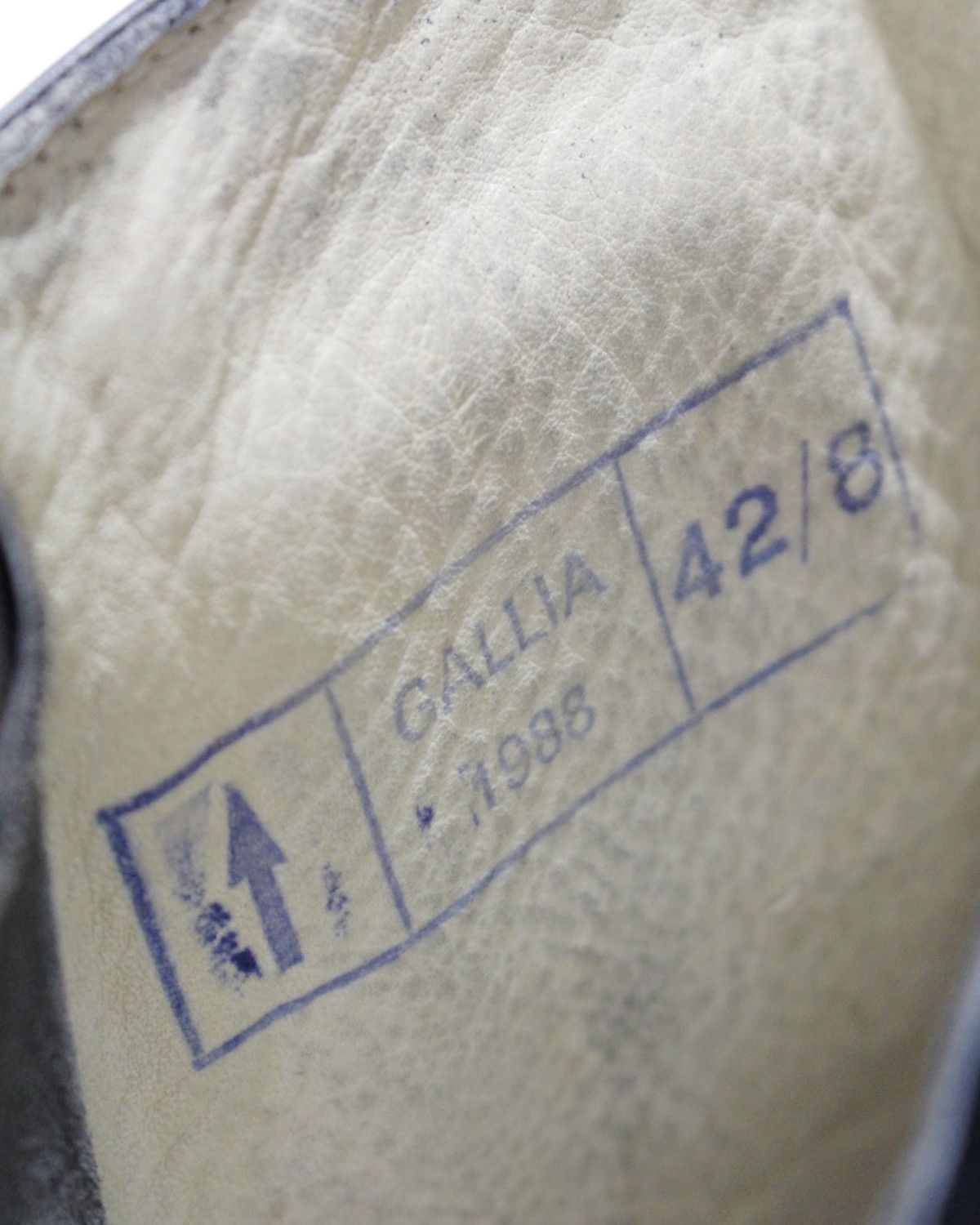 Vintage 1988 GALLIA ARMY FRENCH LEATHER BOOTS Size US 9 / EU 42 - 12 Thumbnail