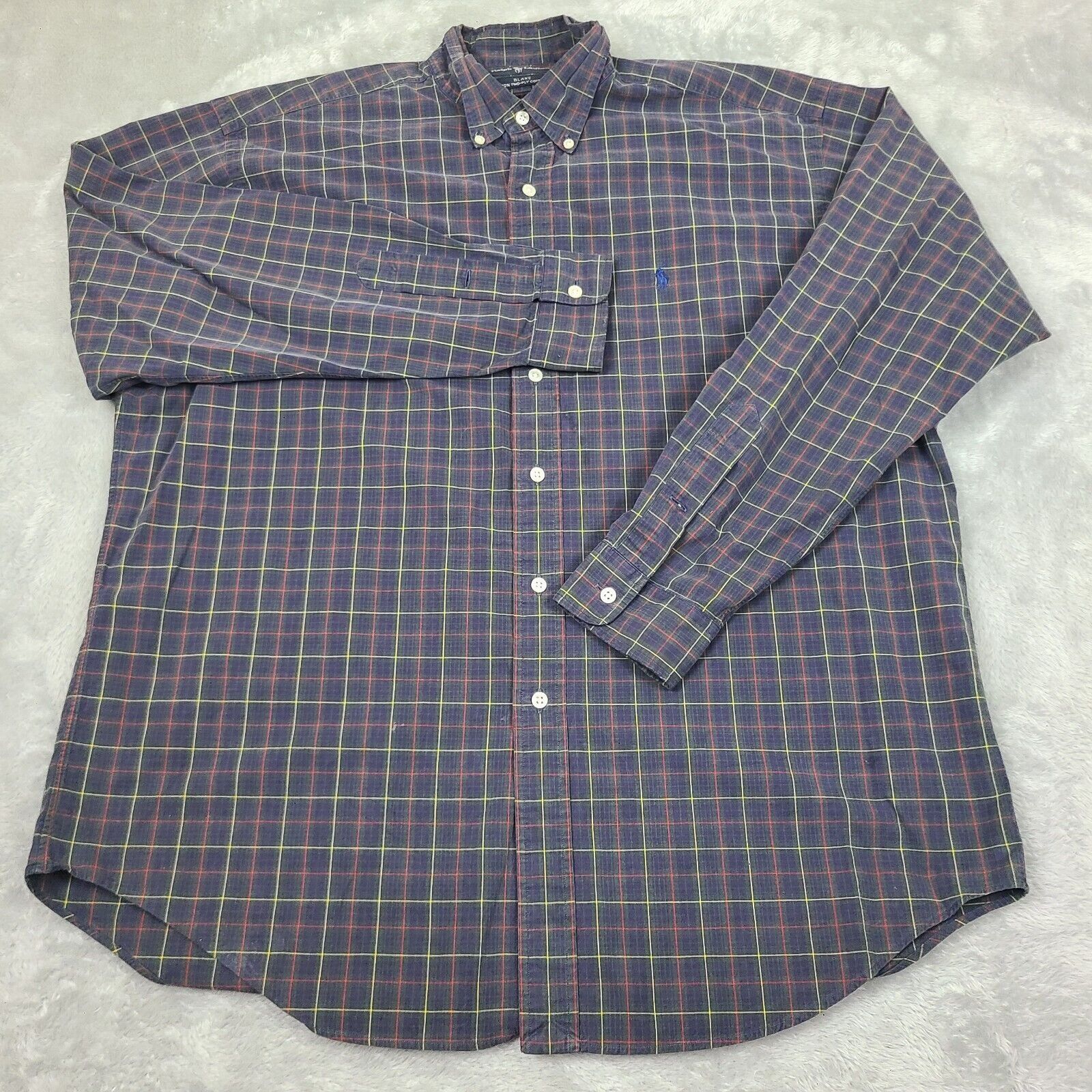 Polo Ralph Lauren Ralph Lauren Polo Button Down Shirt Mens Large Blake Plaid P Size US L / EU 52-54 / 3 - 1 Thumbnail