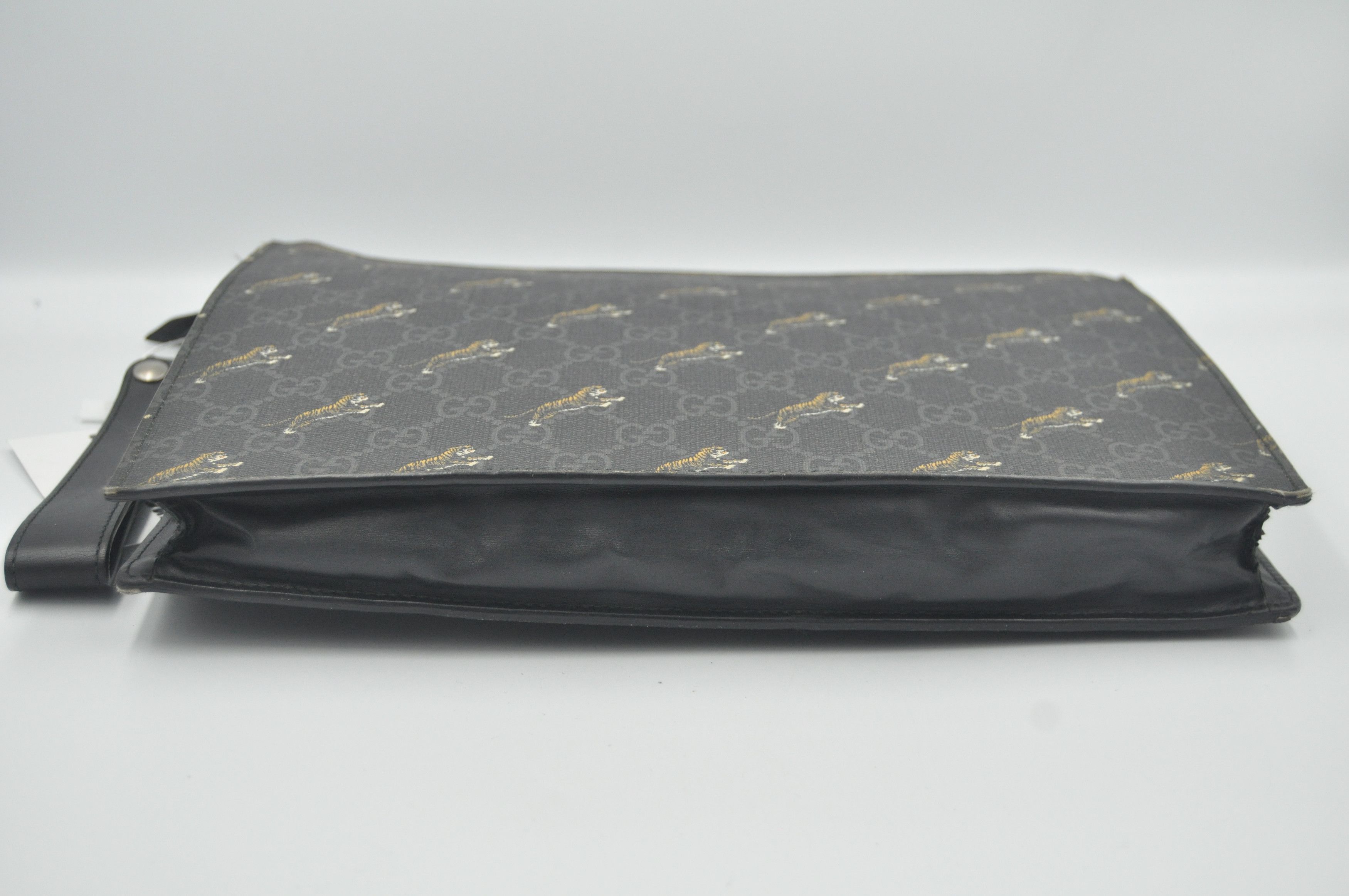 Gucci Gucci - Pre-Fall 2019 - GG Supreme Tiger-Print Clutch Size ONE SIZE - 7 Thumbnail