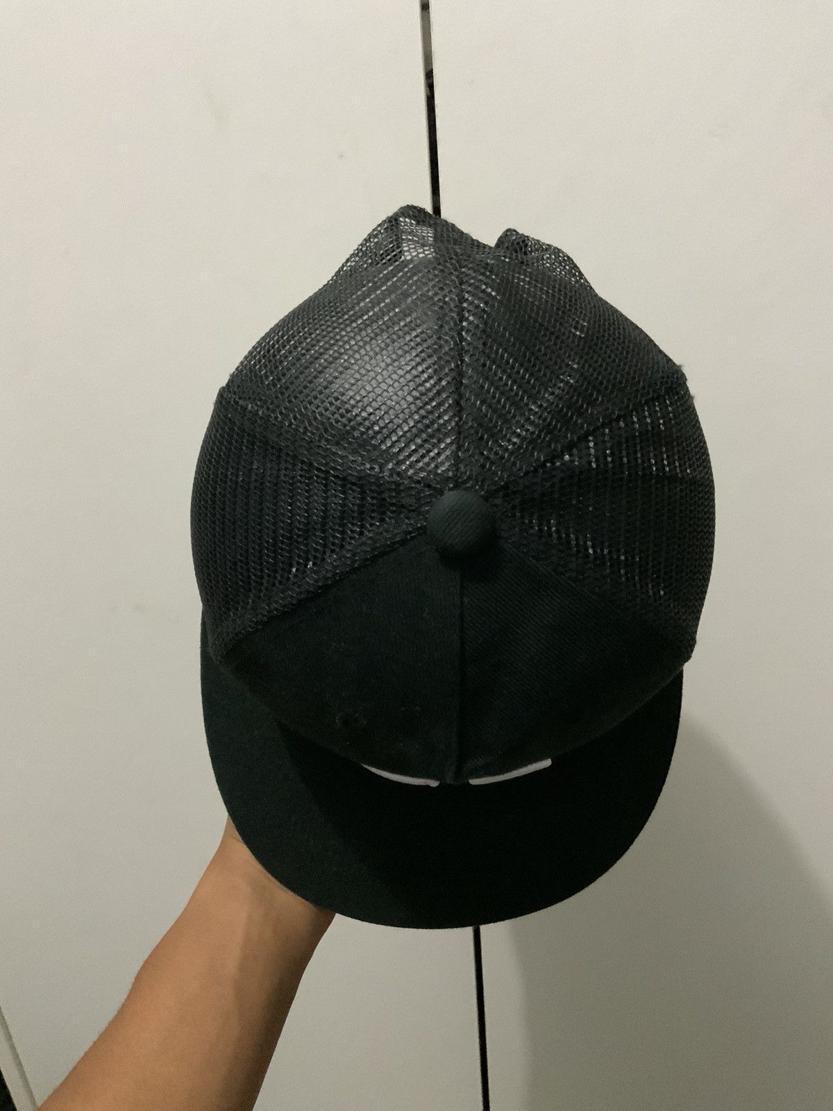 Japanese Brand 48 BIG LOGO ARCHIVE BLACK TRUCKER HAT CAP Size ONE SIZE - 6 Thumbnail