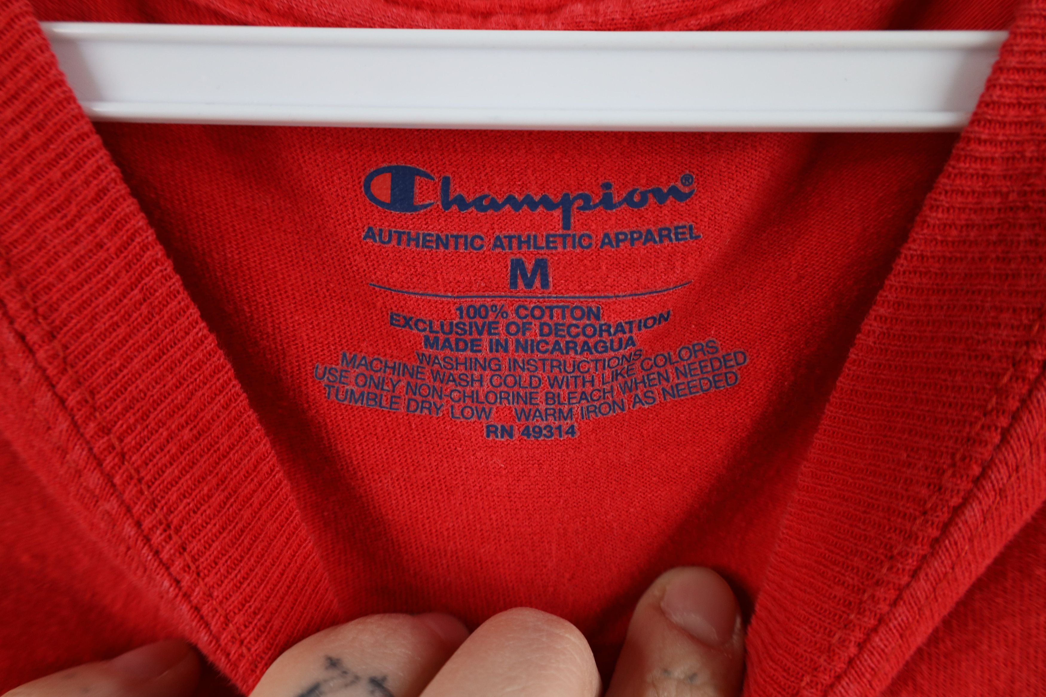Champion × Vintage Vintage Champion University of Nebraska Short Sleeve T-Shirt Size US M / EU 48-50 / 2 - 9 Thumbnail