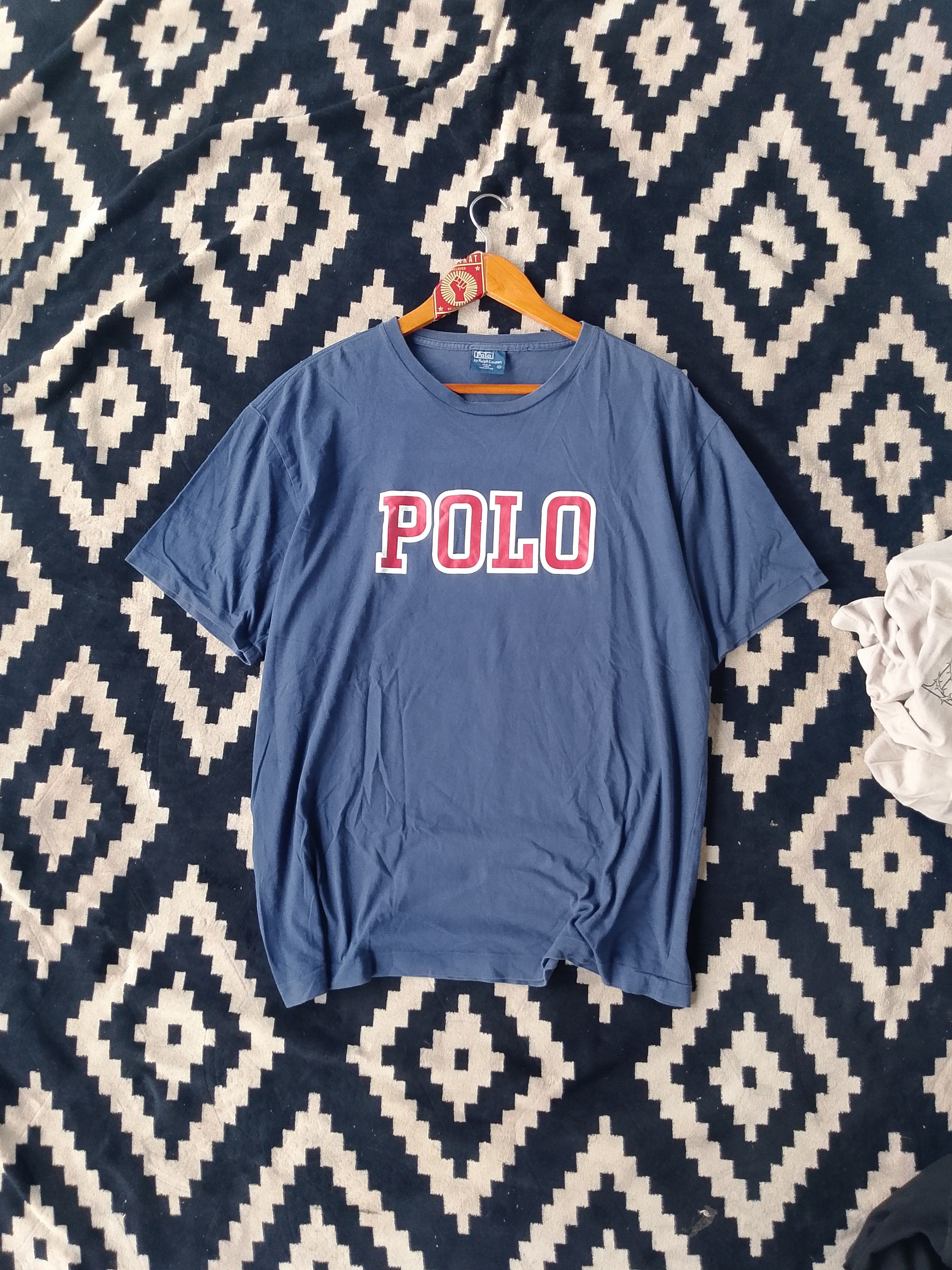 Polo Ralph Lauren Vintage LoLife Polo Ralph Lauren Spellout Logo Single Stitch Size US L / EU 52-54 / 3 - 3 Thumbnail