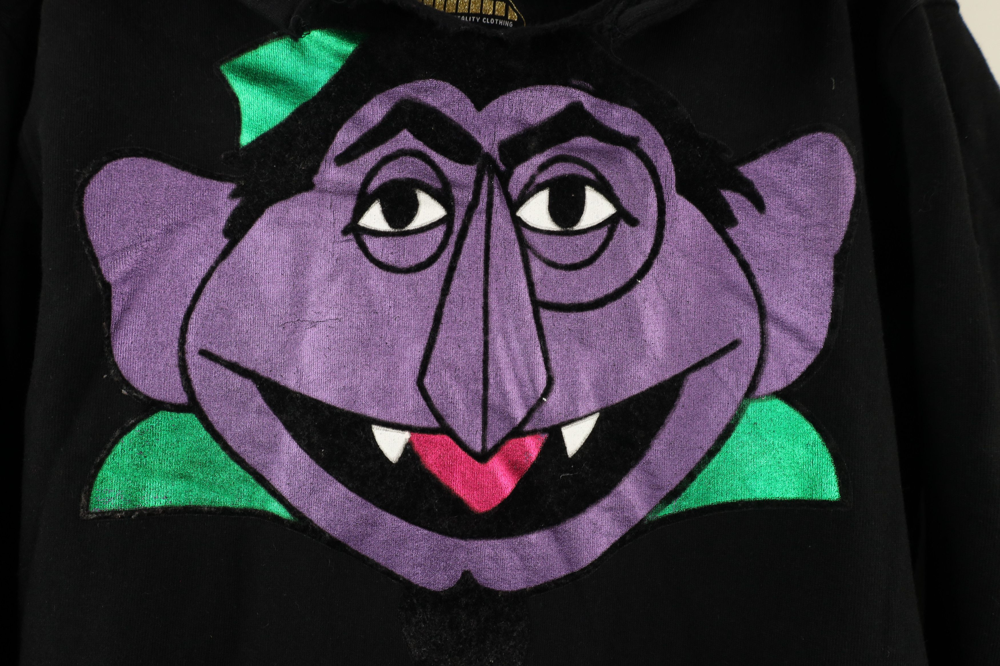 Vintage Vintage Y2K Sesame Street x de Kryptic The Count Hoodie Size L / US 10 / IT 46 - 4 Thumbnail