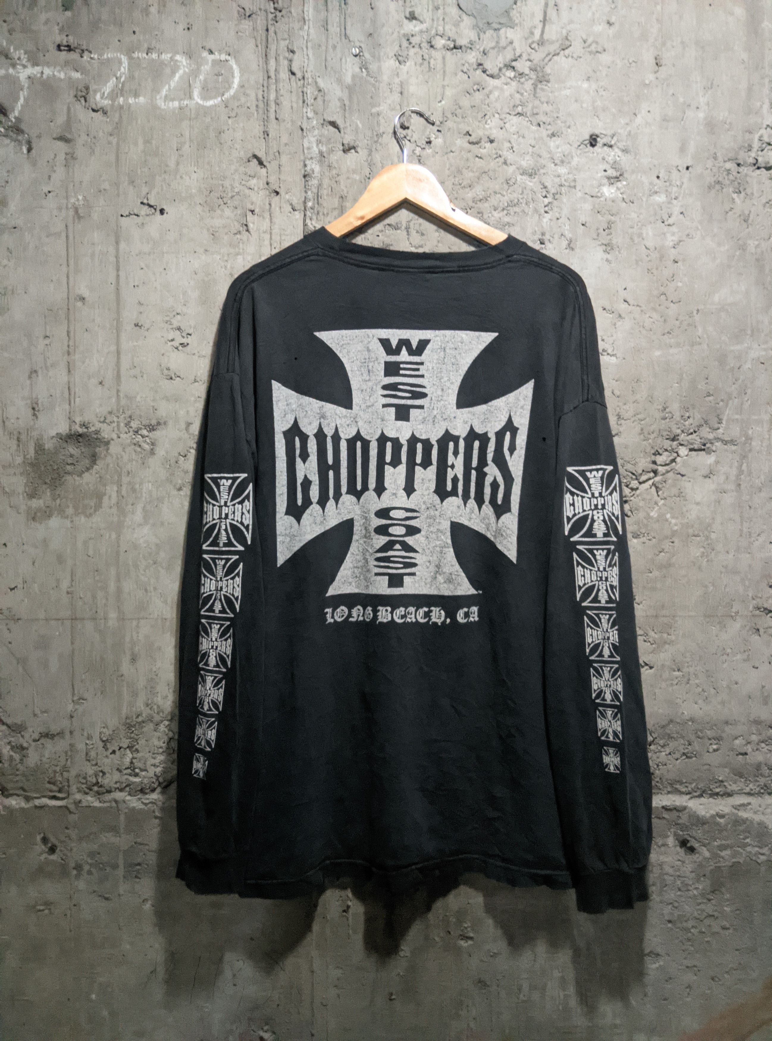 West Coast Choppers Vintage thrashed westcoast choppers biker erd wcc harley Size US XL / EU 56 / 4 - 1 Thumbnail