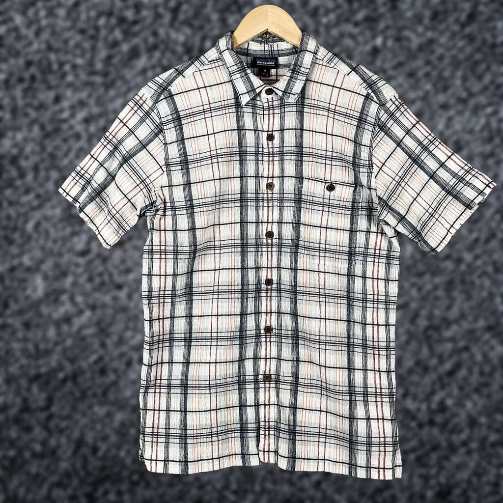 Patagonia Patagonia A/C Shirt Men’s M Red Black Short Sleeve Plaid 52921 Organic S1 Blue Pattern Button-Up Collared Shirt Size US M / EU 48-50 / 2 - 1 Thumbnail