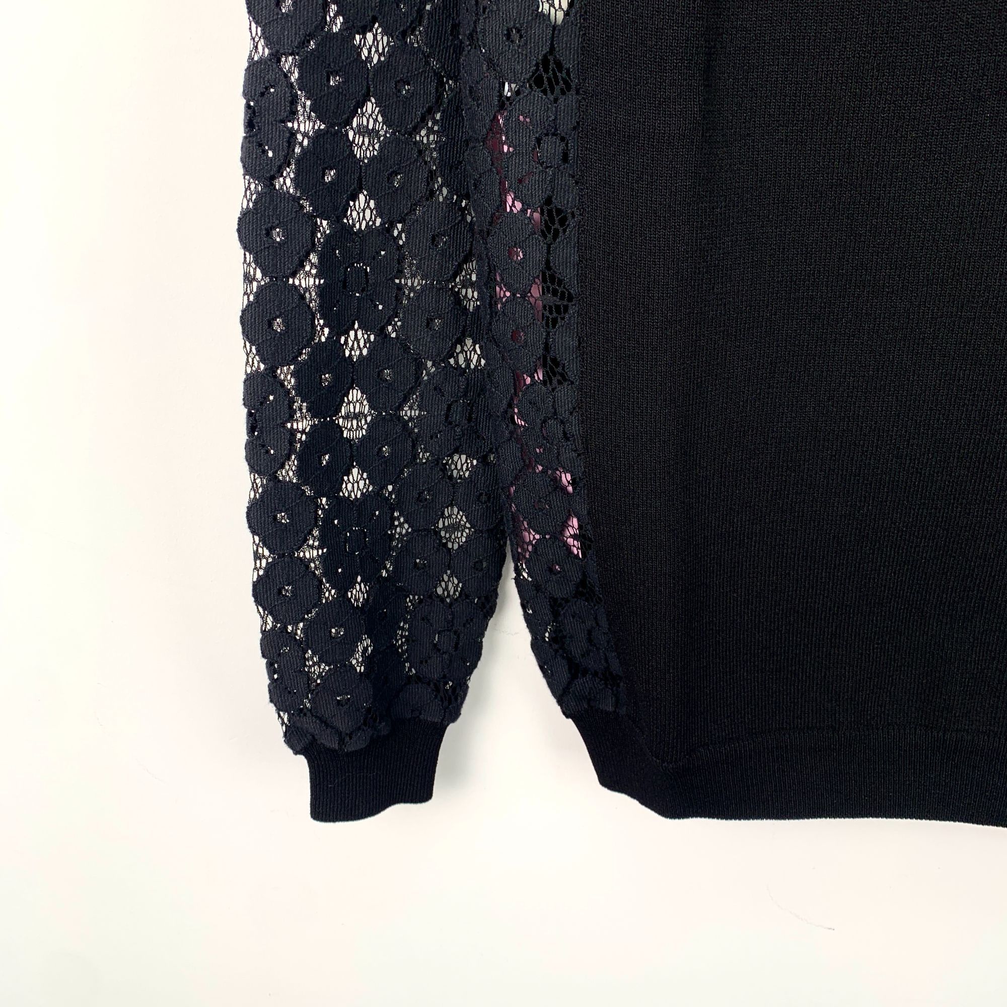 Moschino Moschino Cheap & Chic Black Floral Embroidered Long-Sleeve K Size M / US 6-8 / IT 42-44 - 5 Thumbnail