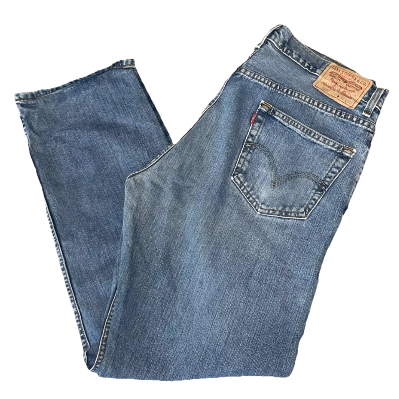 Levi's VINTAGE Levi's 505 Levi's Jeans Regular Fit 36x32 Blue Denim Mens Straight 5-Pocket Size US 36 / EU 52 - 2 Thumbnail