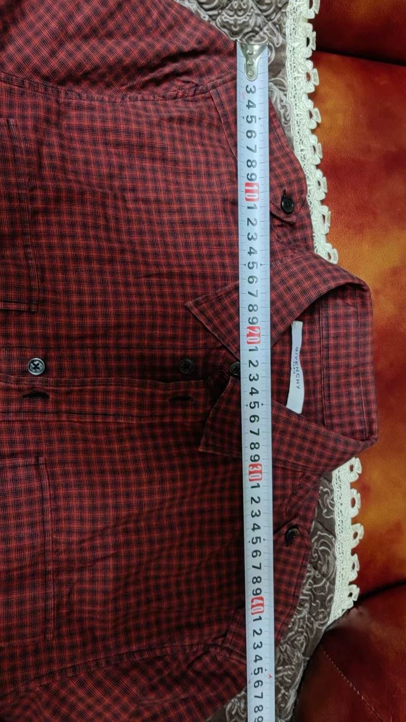 Givenchy Plaid Shirt, Red and Black Color Scheme, Classic