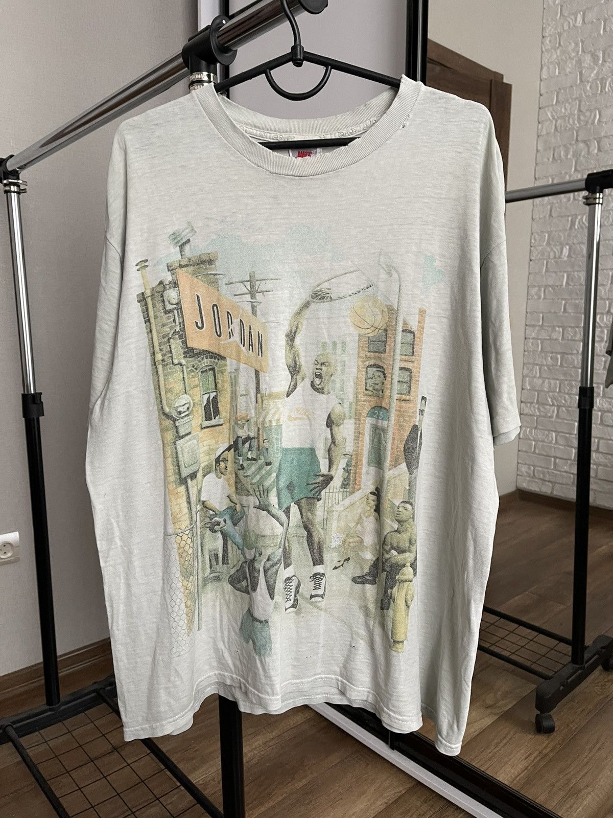 Nike Nike Vintage Hoop Heroes Artwork Mark Ryden T-Shirt Tee 90s Size US M / EU 48-50 / 2 - 1 Thumbnail