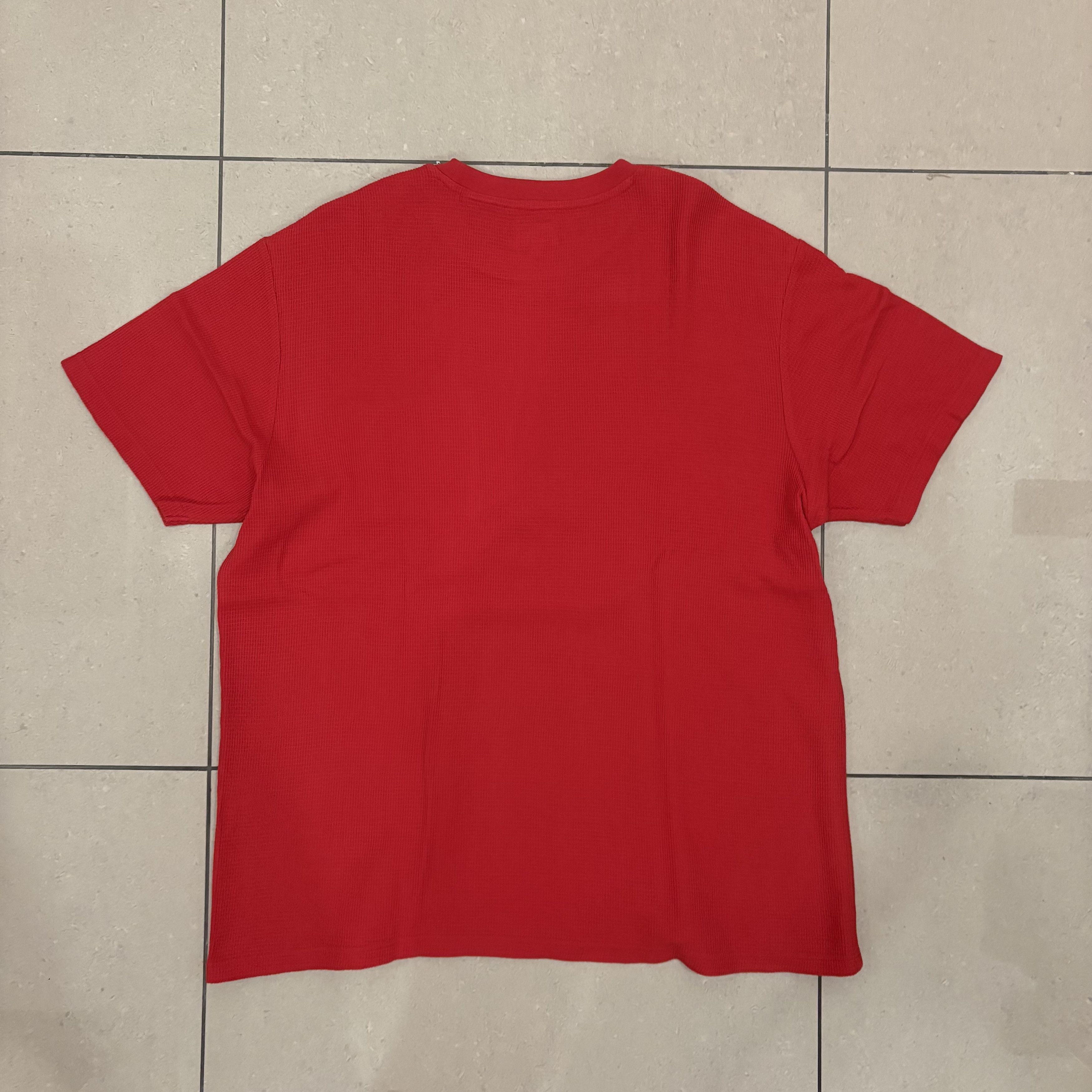 Supreme Supreme Waffle Pocket Red T-Shirt Size US XL / EU 56 / 4 - 7 Thumbnail