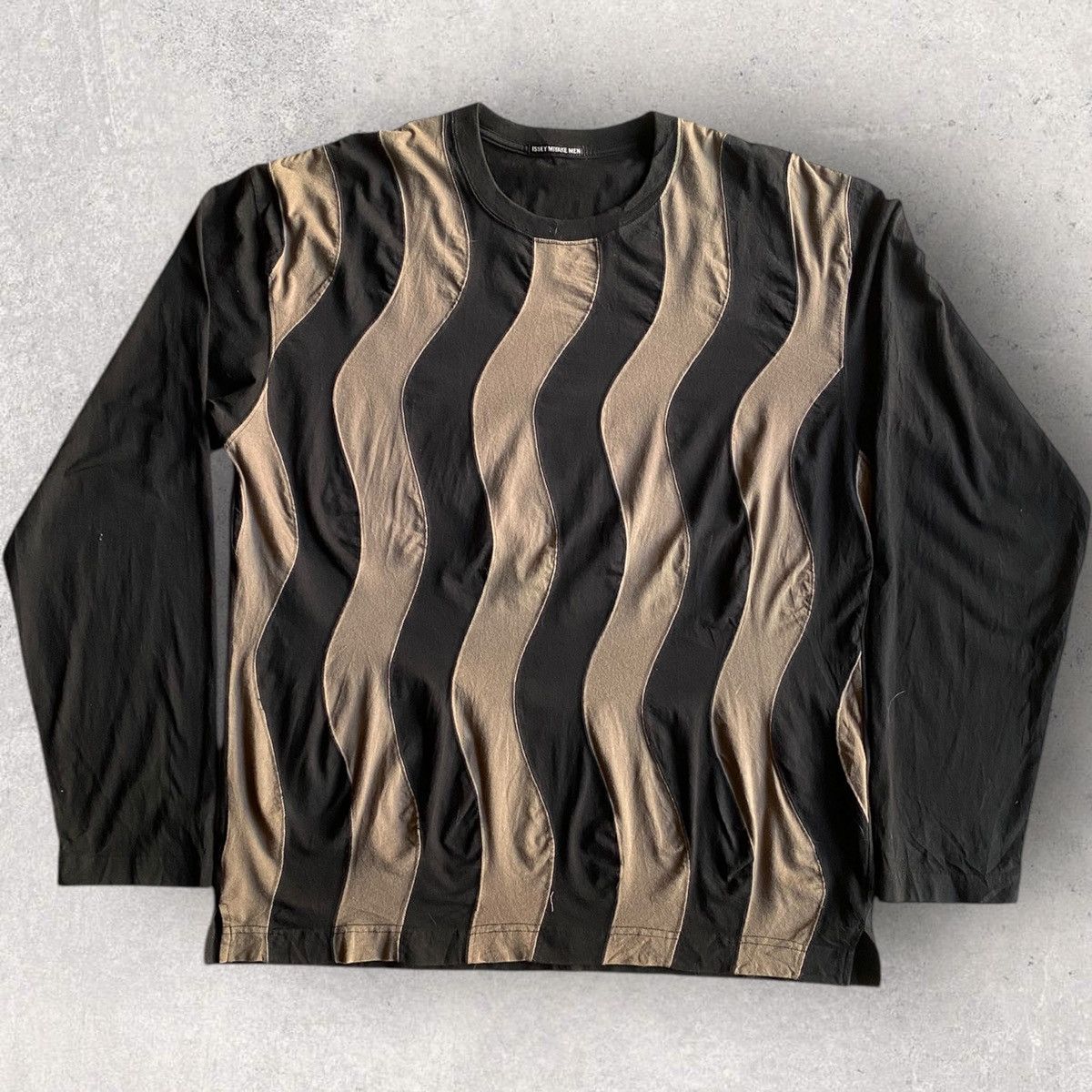 Issey Miyake Vintage SS02 Wavy Patch Oversized L/S Size US M / EU 48-50 / 2 - 1 Thumbnail