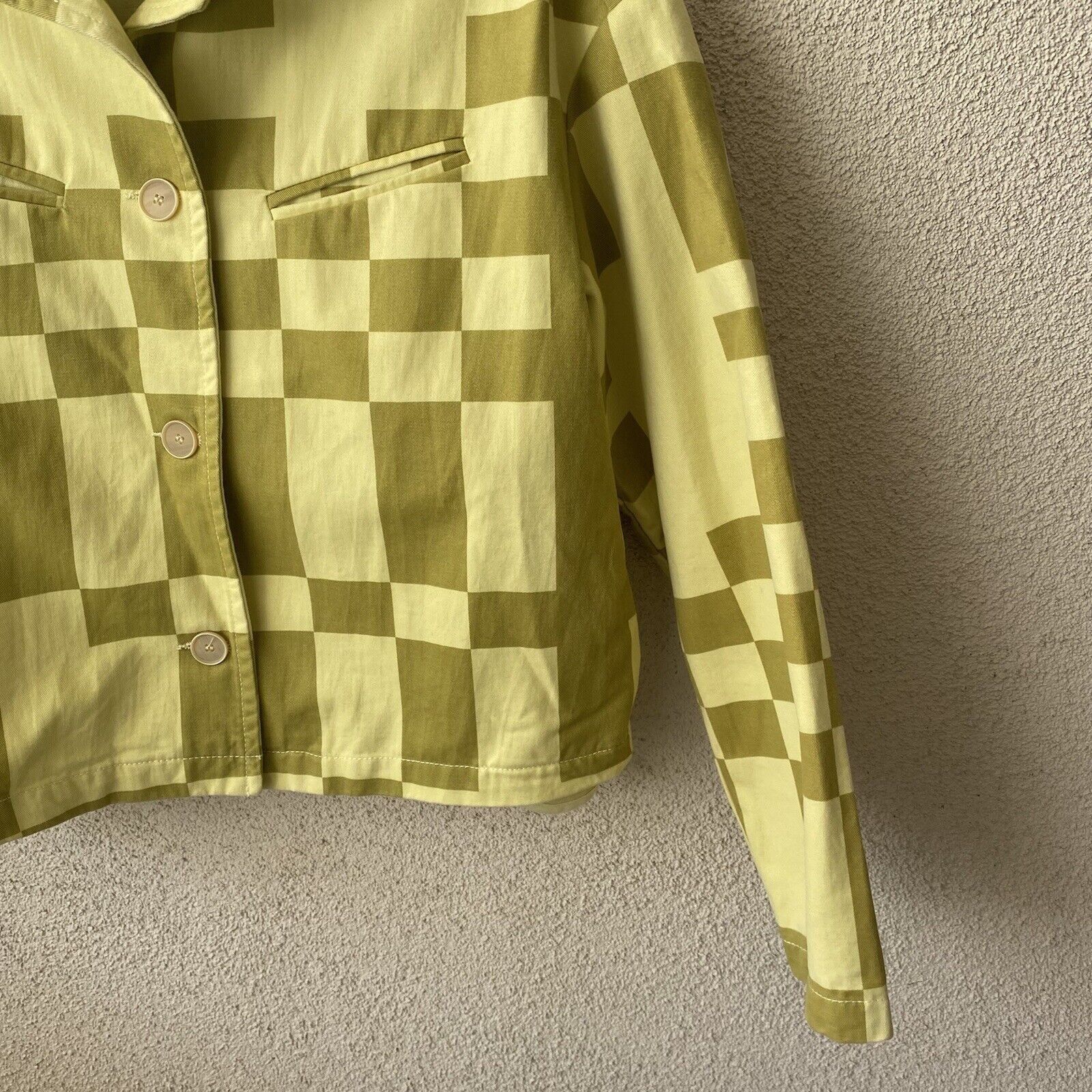 Paloma Wool Paloma Wool Womens Space Jacket Organic Cotton Yellow Lime G Size S / US 4 / IT 40 - 7 Thumbnail