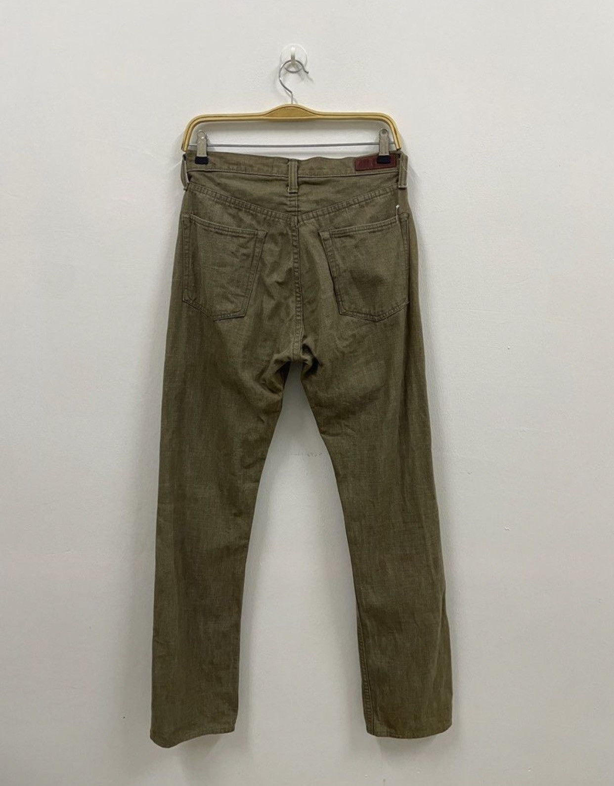 Full Count & Co. × Warehouse FIRE 🔥 FULLCOUNT COLLECTION GREEN OLIVE Size US 29 - 2 Thumbnail