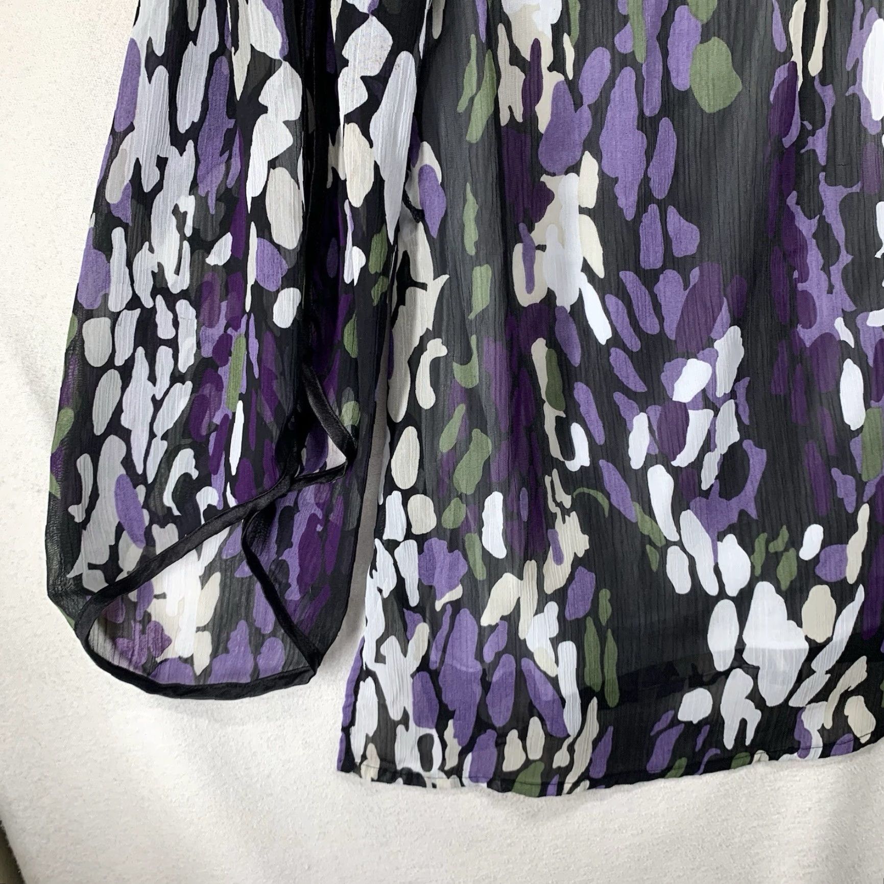Vintage Tribal Women's XL Top Gothic Sheer Flowy Lined Lightweight Breezy Open Sleeves Romantic Size XL / US 12-14 / IT 48-50 - 4 Thumbnail