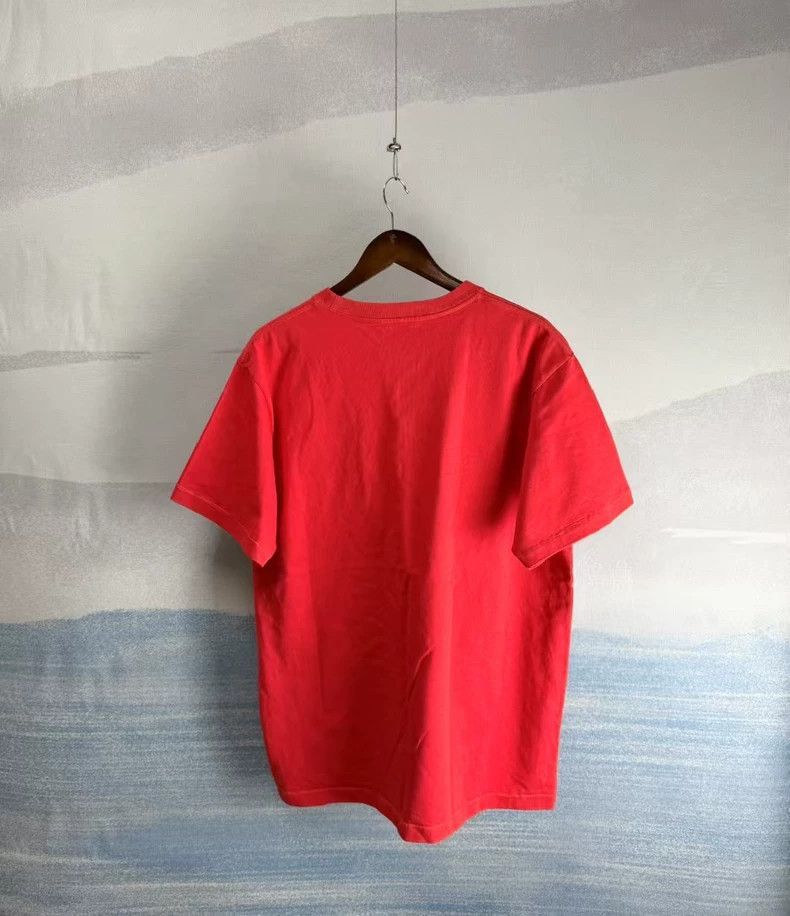 Dior Dior Red Embroidered Short Sleeve Shirt-2505 Size US L / EU 52-54 / 3 - 3 Thumbnail