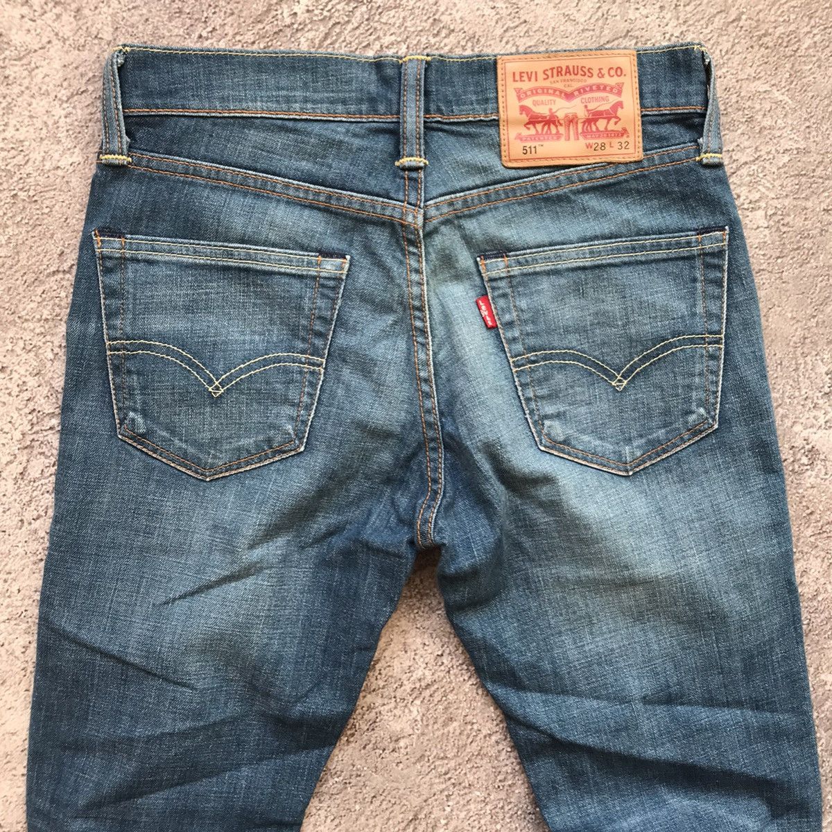 Vintage Vintage 90s Levis Baggy Distressed Faded Grunge Jeans 28 Size US 28 / EU 44 - 5 Thumbnail