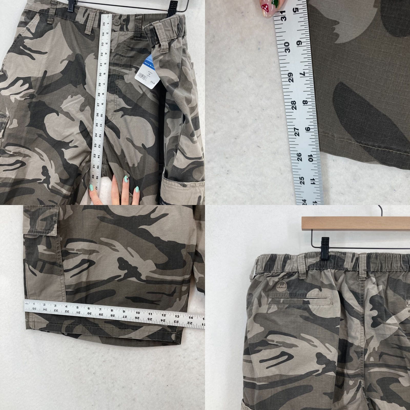 Wrangler Wrangler Cargo Shorts Mens 44 Brown Camouflage Ripstop Baggy Outdoors Hiking NWT Size US 44 / EU 60 - 8 Thumbnail