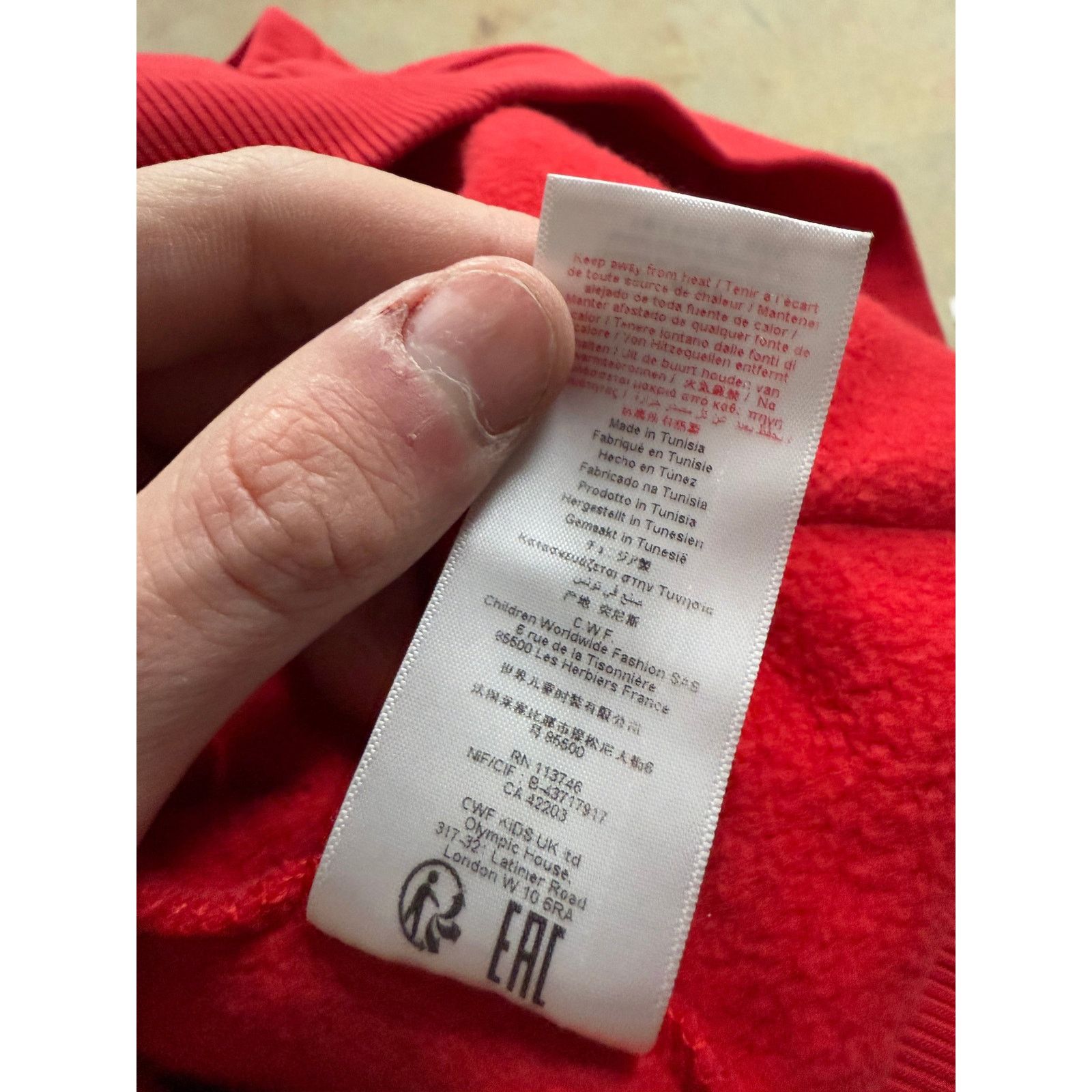Lanvin Lanvin Hoodie Red Used 14 (XS) Size XL / US 12-14 / IT 48-50 - 4 Thumbnail