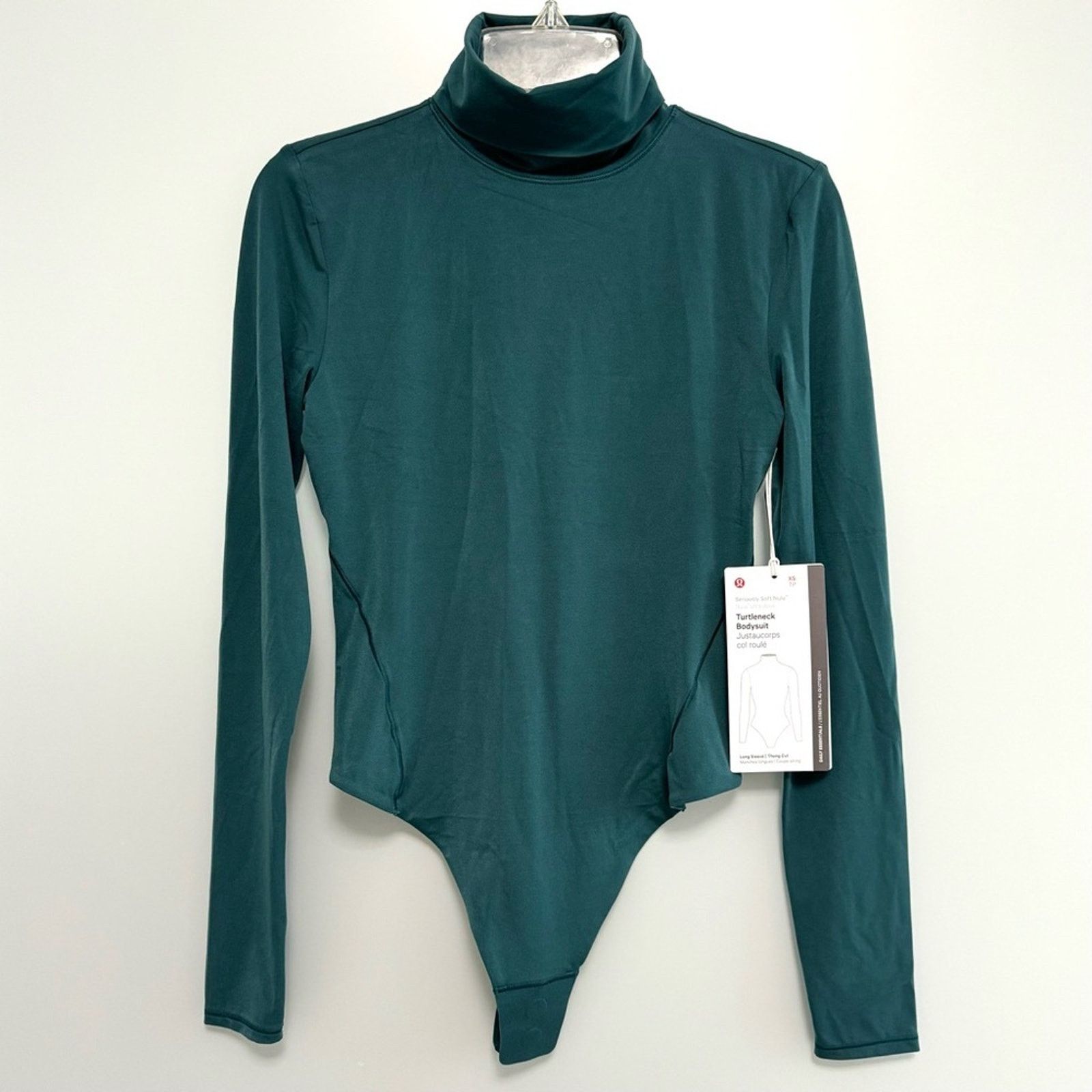 Lululemon NWT! Nulu Turtleneck bodysuit Lululemon in teal, Size XS Size XS / US 0-2 / IT 36-38 - 2 Thumbnail