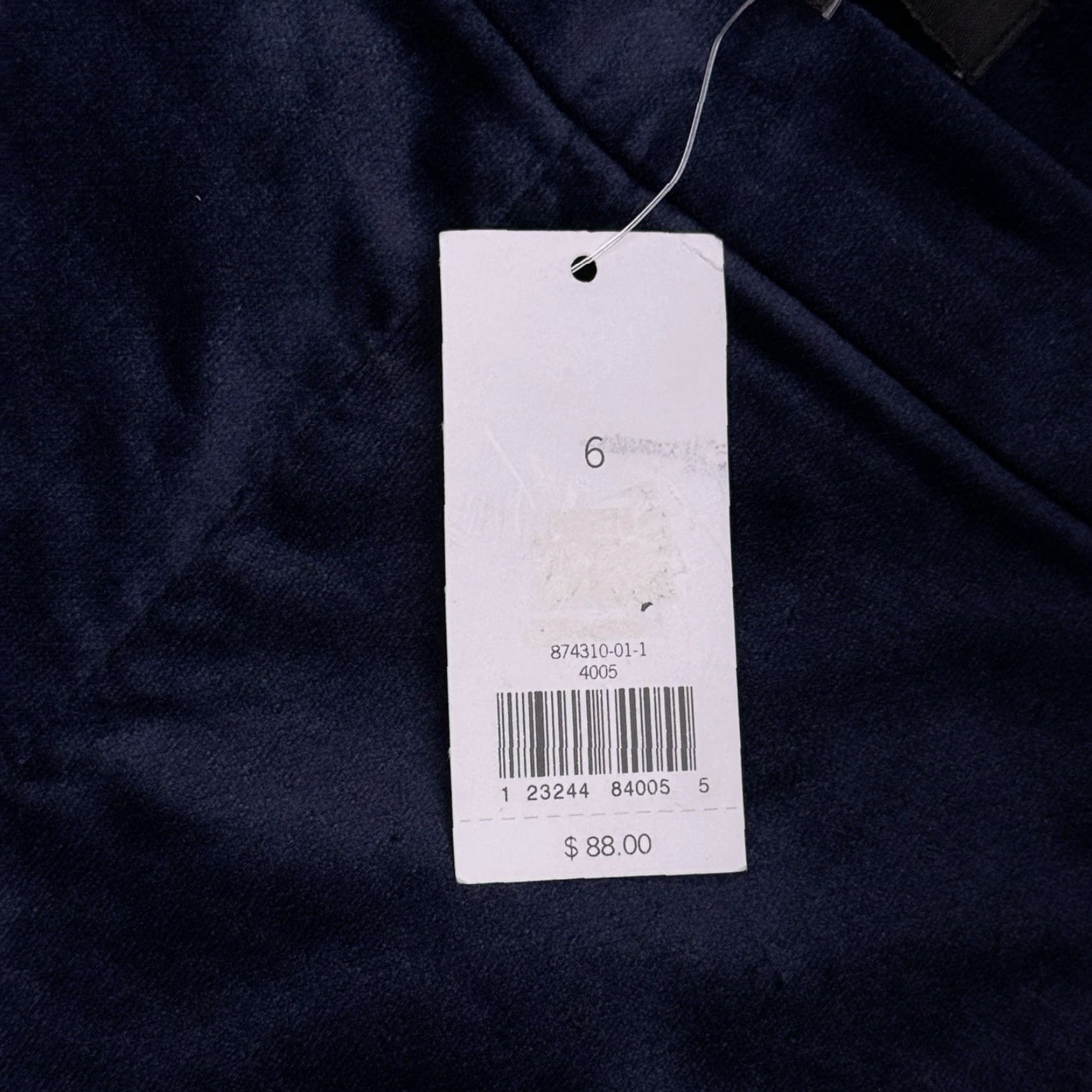 Banana Republic Banana Republic Devon Ankle Pants Womens 6 Blue Velvet Stretch New Size 28" / US 6 / IT 42 - 5 Thumbnail