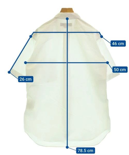 Comme des Garcons Homme Deux Shirt Short Sleeve Plain Chest Pocket Cotton White Size US L / EU 52-54 / 3 - 3 Thumbnail