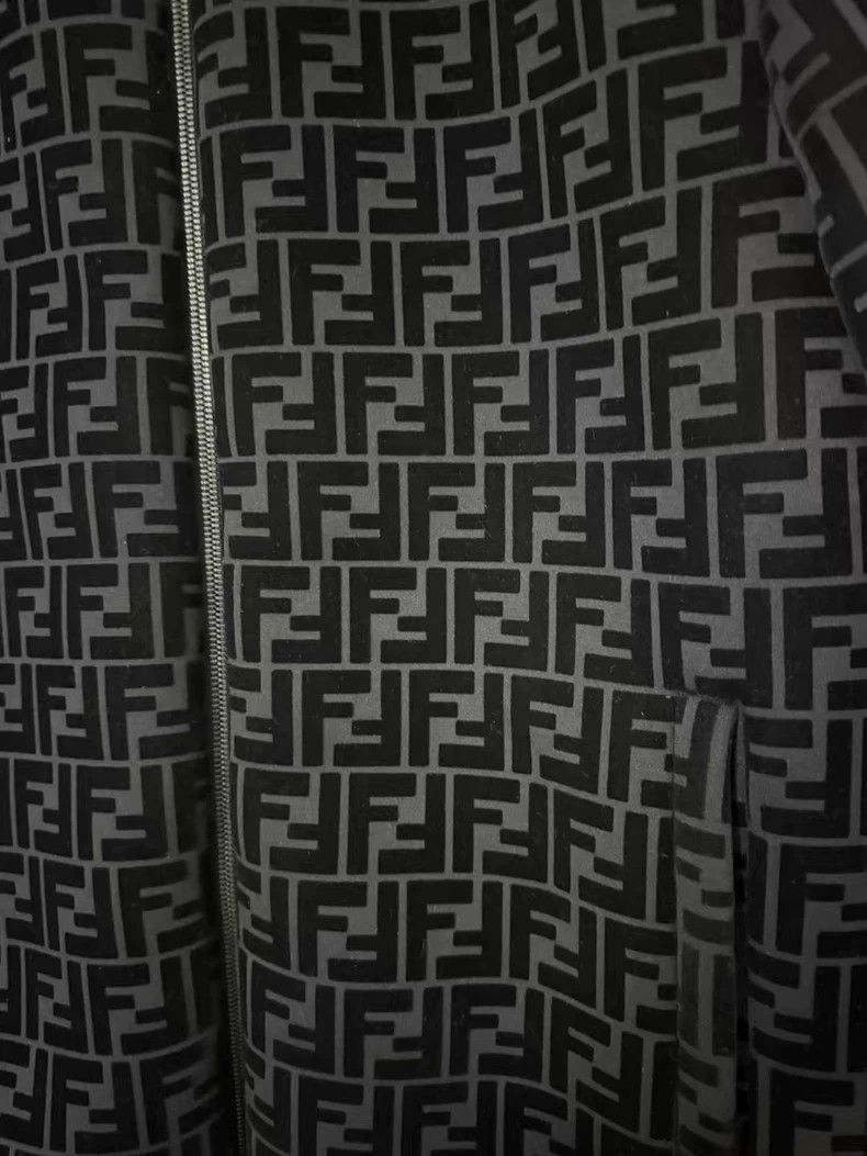 Fendi Fendi Full Print Velour Jacket Coat Size US L / EU 52-54 / 3 - 2 Thumbnail